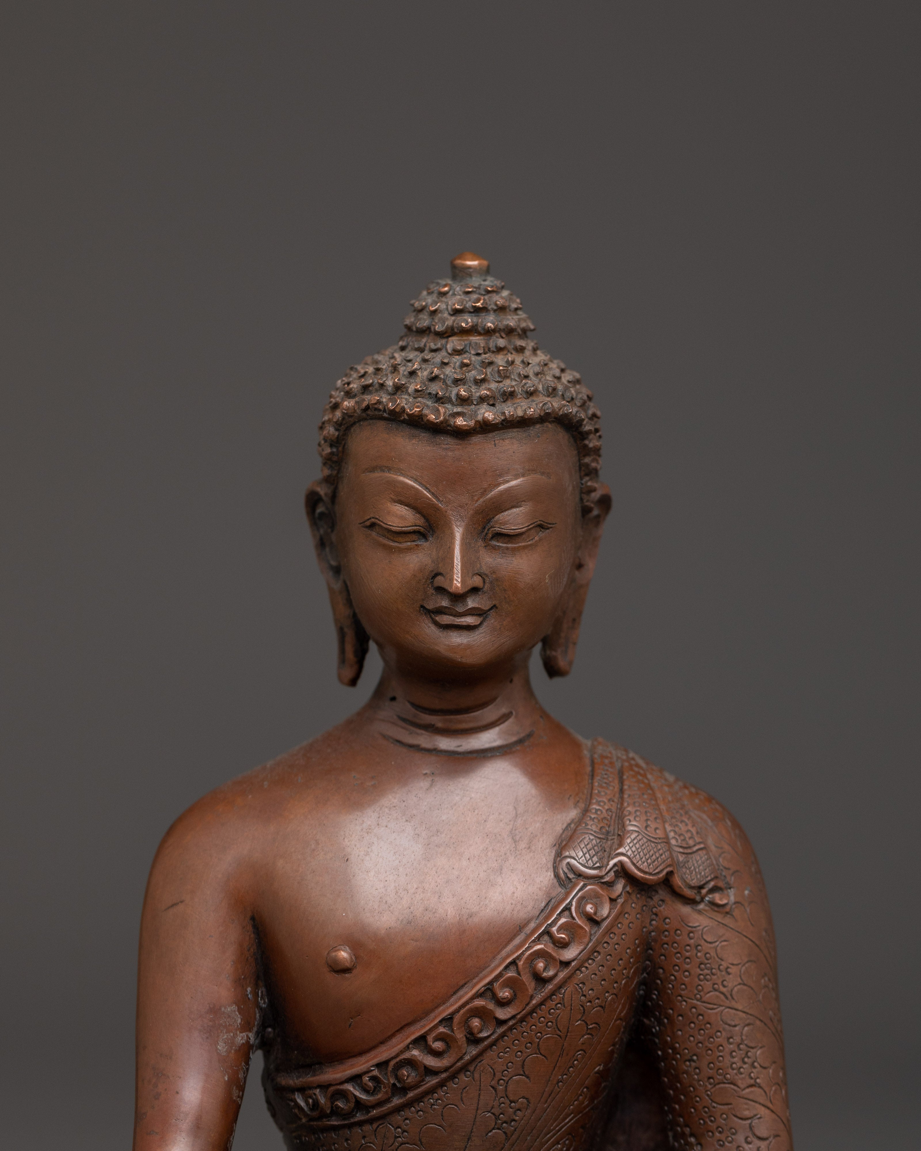 Copper Buddha Shakyamuni | Symbol of Wisdom and Compassion