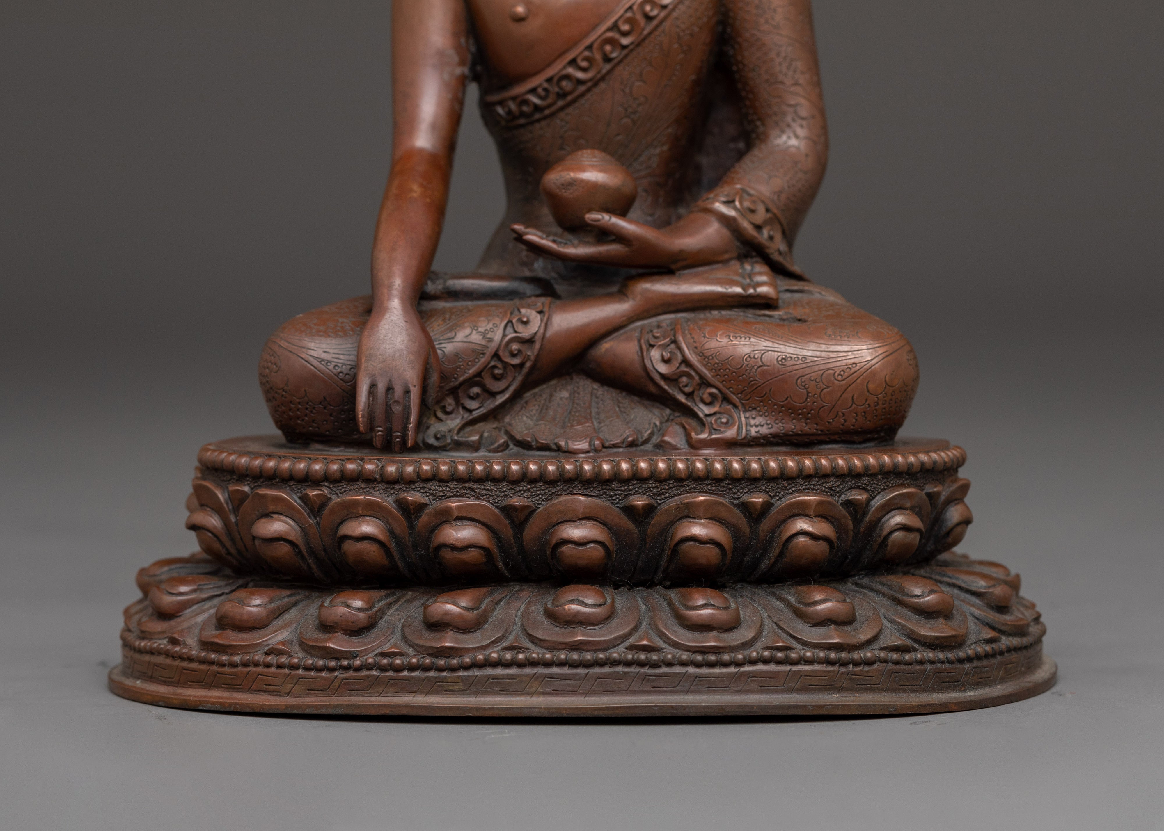Copper Buddha Shakyamuni | Symbol of Wisdom and Compassion