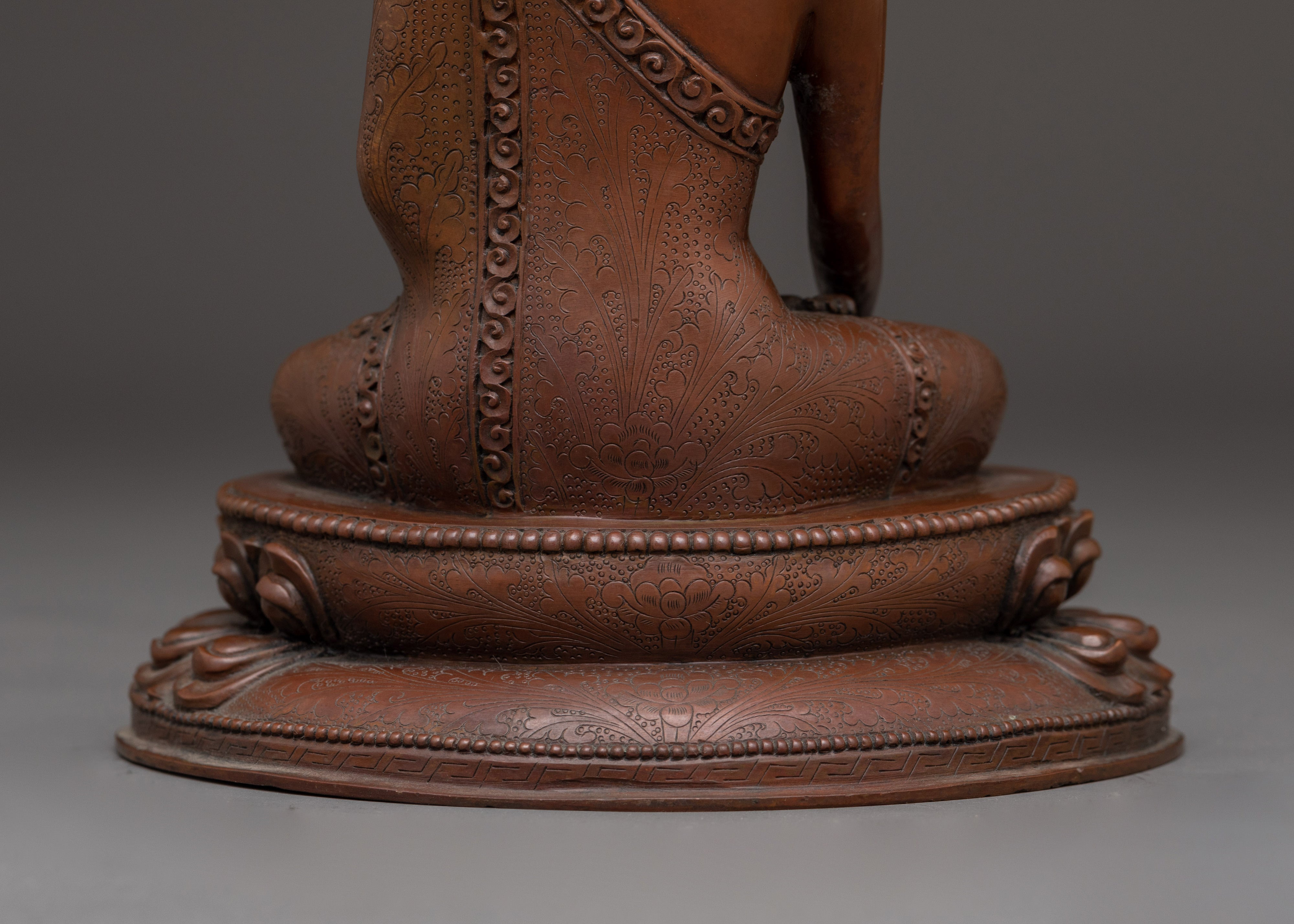 Copper Buddha Shakyamuni | Symbol of Wisdom and Compassion