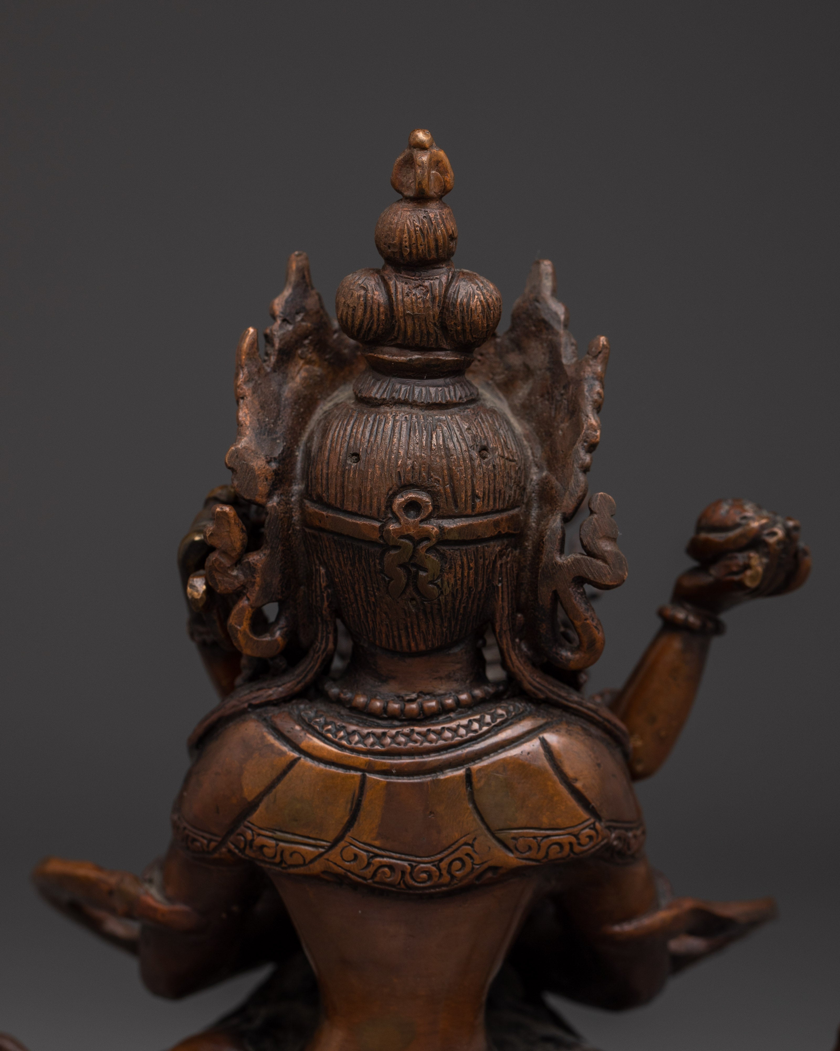 Oxidiized Statue of Primordial Buddha Vajradhara | Union of Wisdom and Compassion