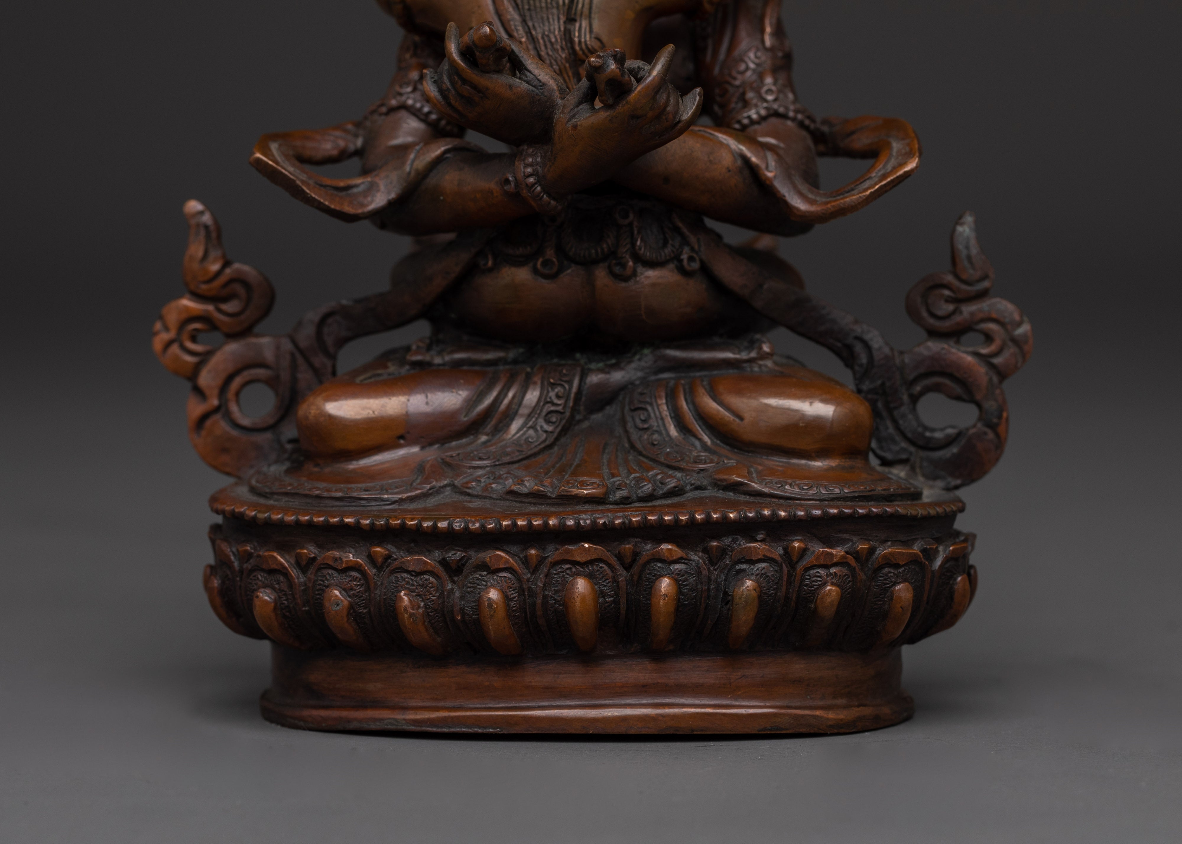 Oxidiized Statue of Primordial Buddha Vajradhara | Union of Wisdom and Compassion
