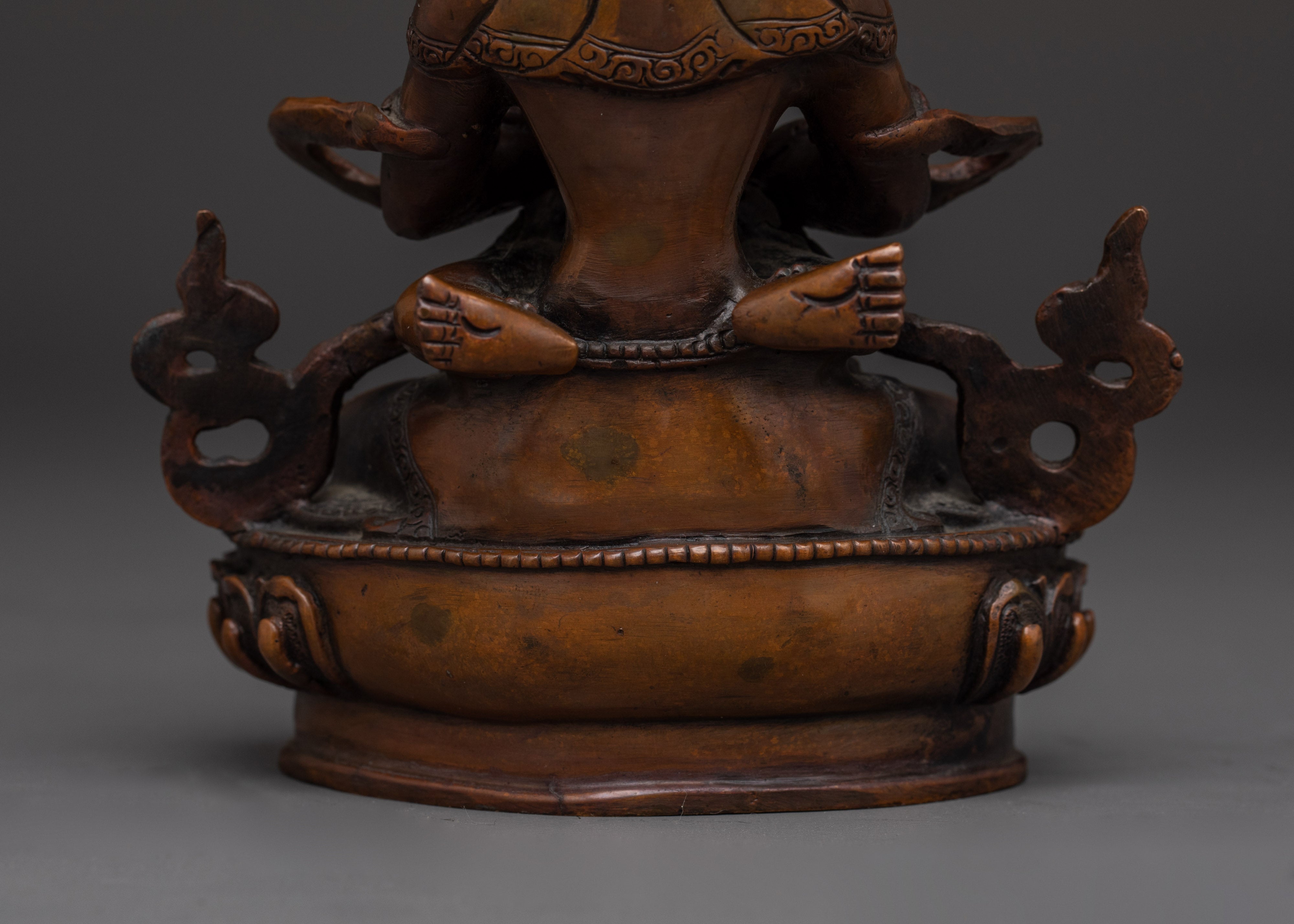 Oxidiized Statue of Primordial Buddha Vajradhara | Union of Wisdom and Compassion