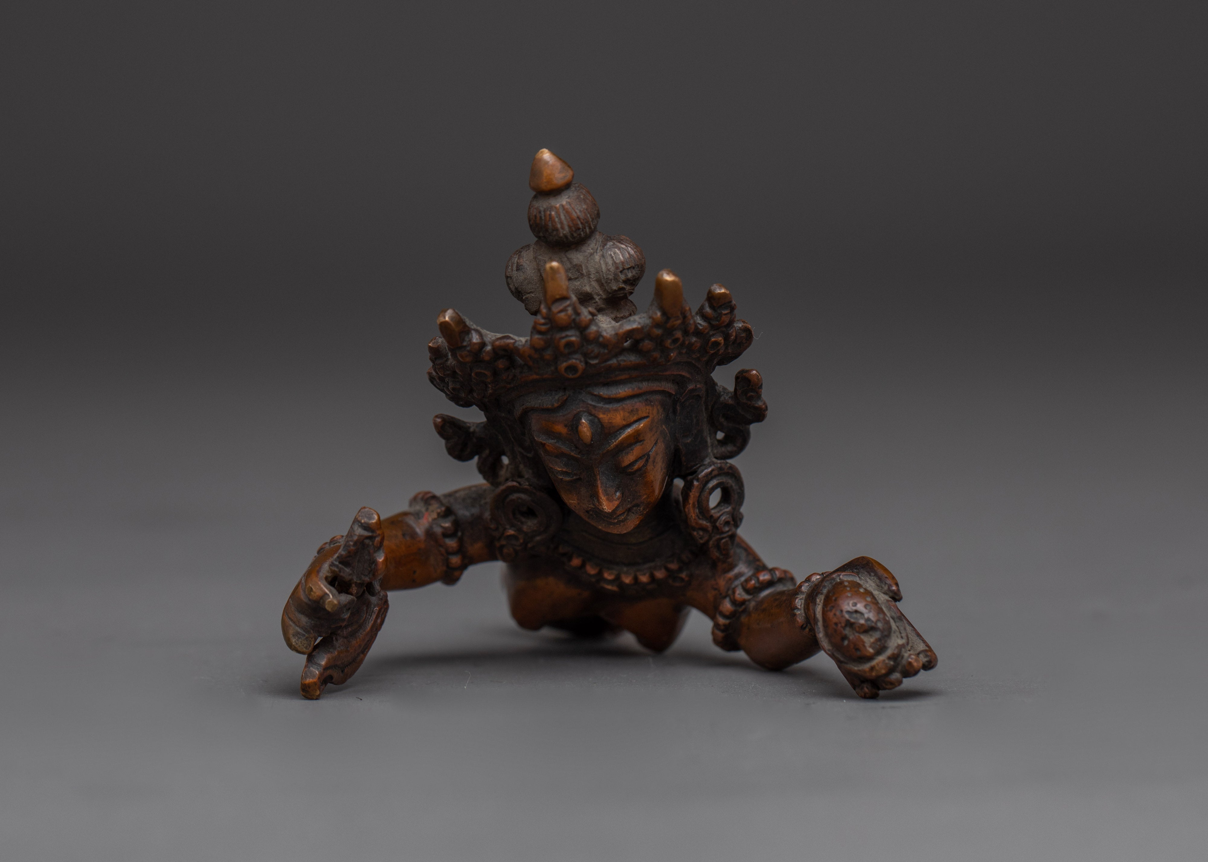 Oxidiized Statue of Primordial Buddha Vajradhara | Union of Wisdom and Compassion