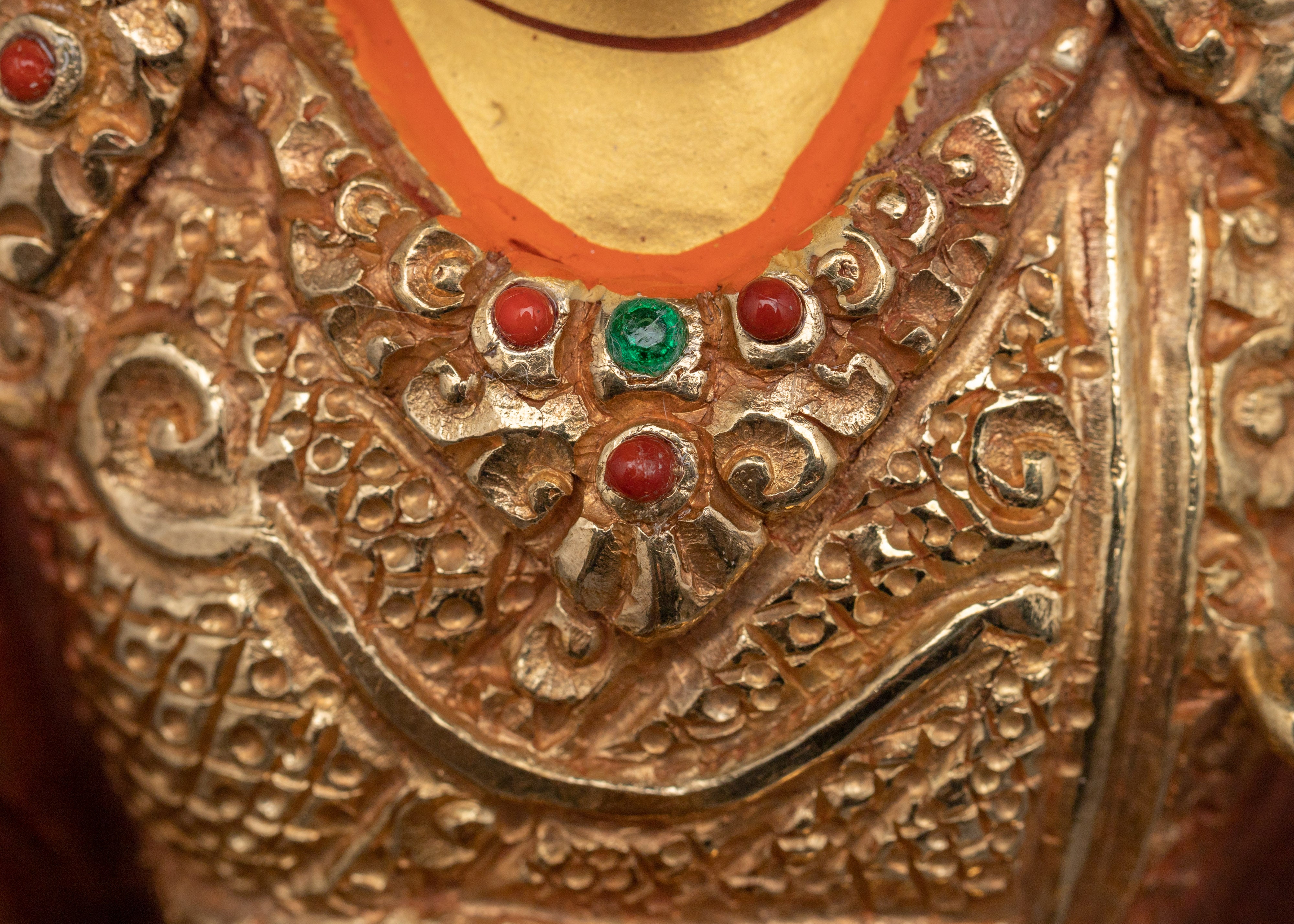 Guru Rinpoche Tantric Teacher Statue | Padmasambhava Tibetan Figurine