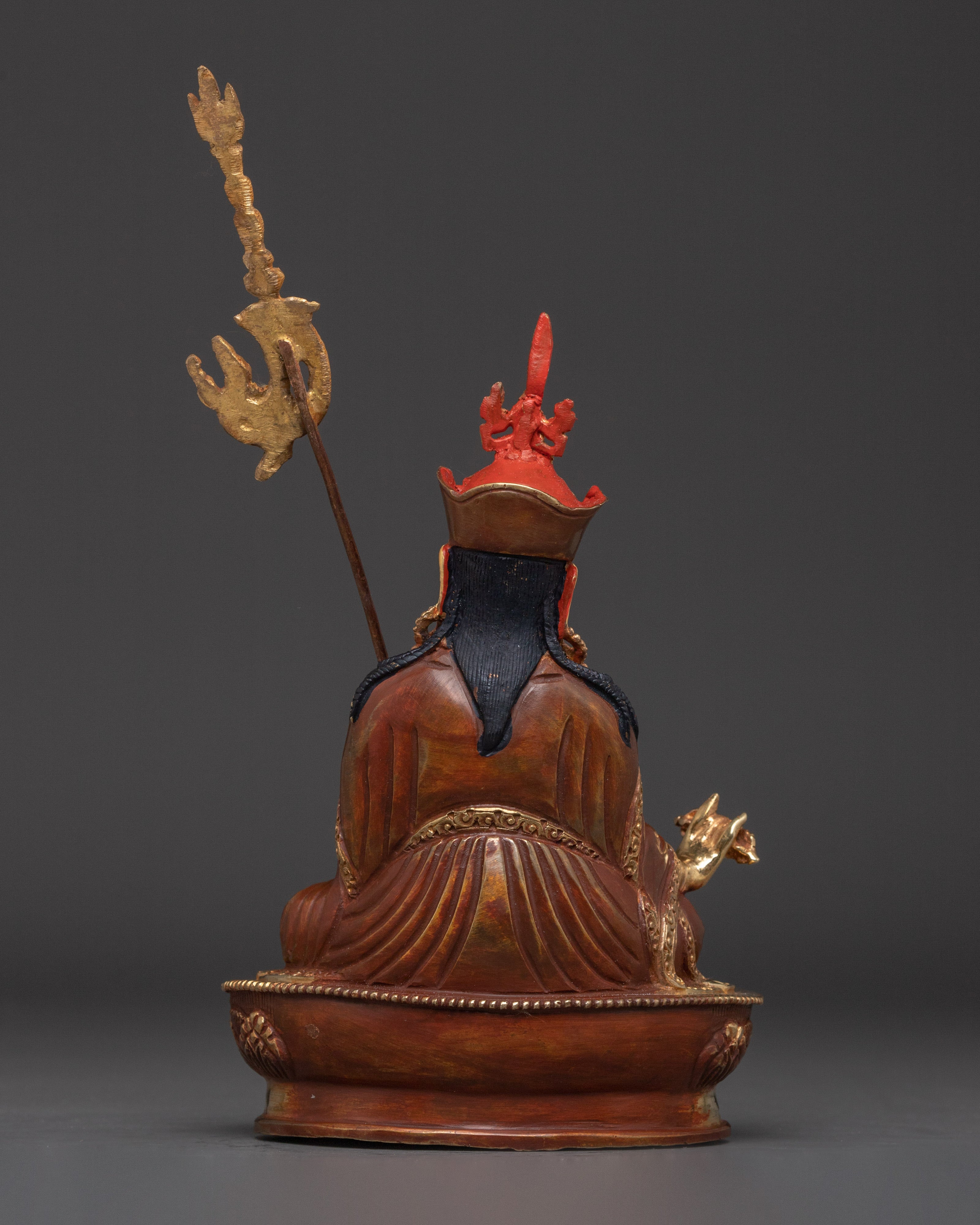 Guru Rinpoche Tantric Teacher Statue | Padmasambhava Tibetan Figurine