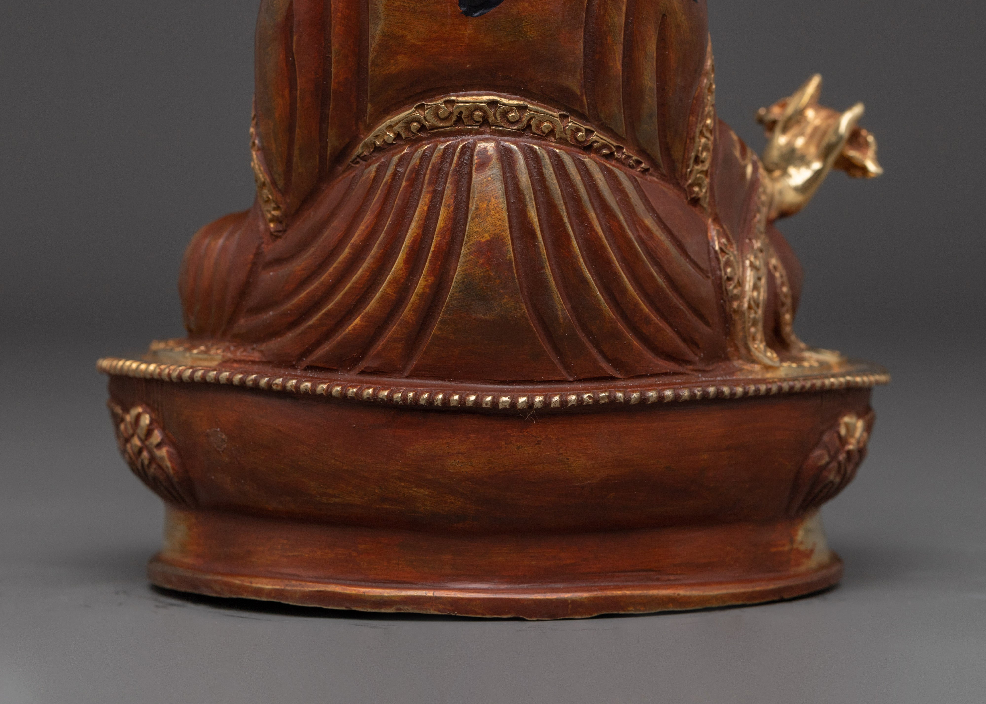 Guru Rinpoche Tantric Teacher Statue | Padmasambhava Tibetan Figurine