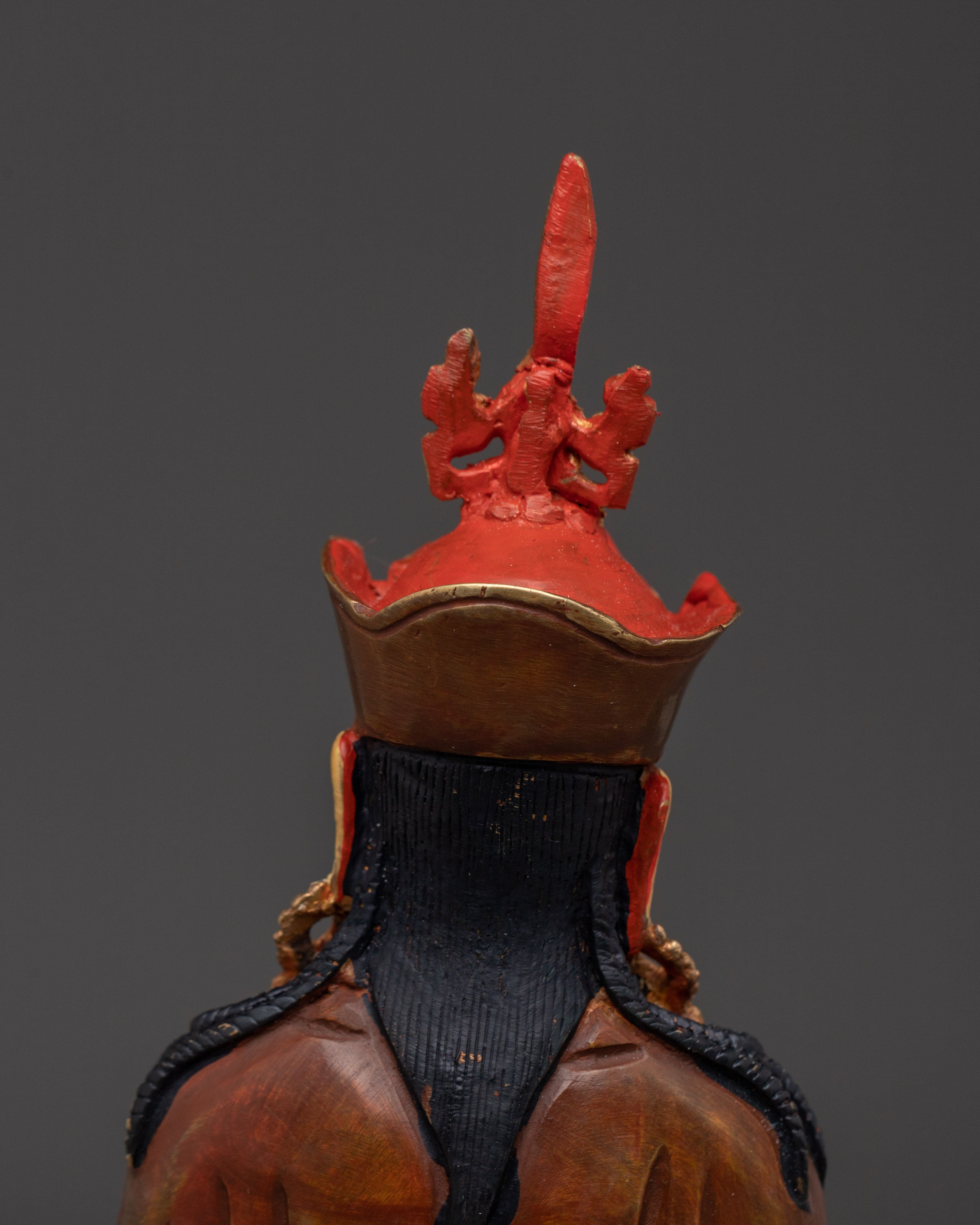 Guru Rinpoche Tantric Teacher Statue | Padmasambhava Tibetan Figurine