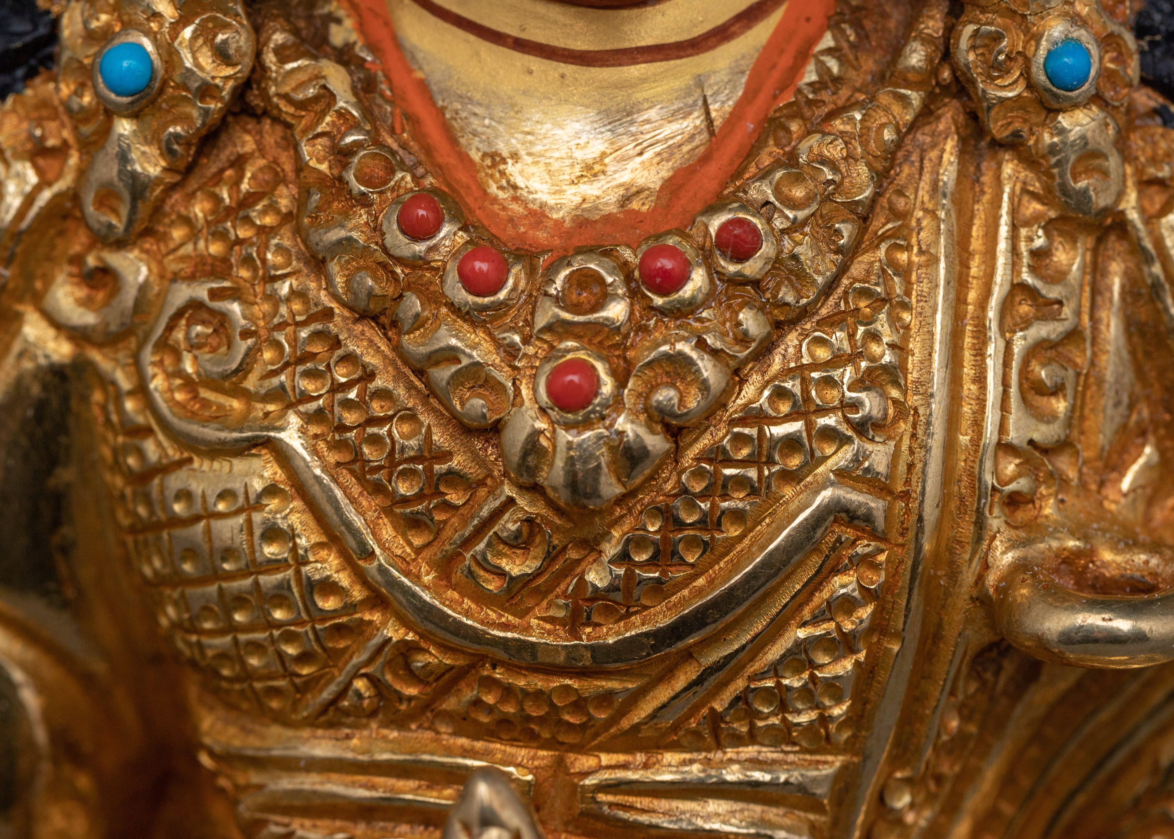 Tantric Teacher Guru Rinpoche Statue | Padmasambhava Decor Figurine