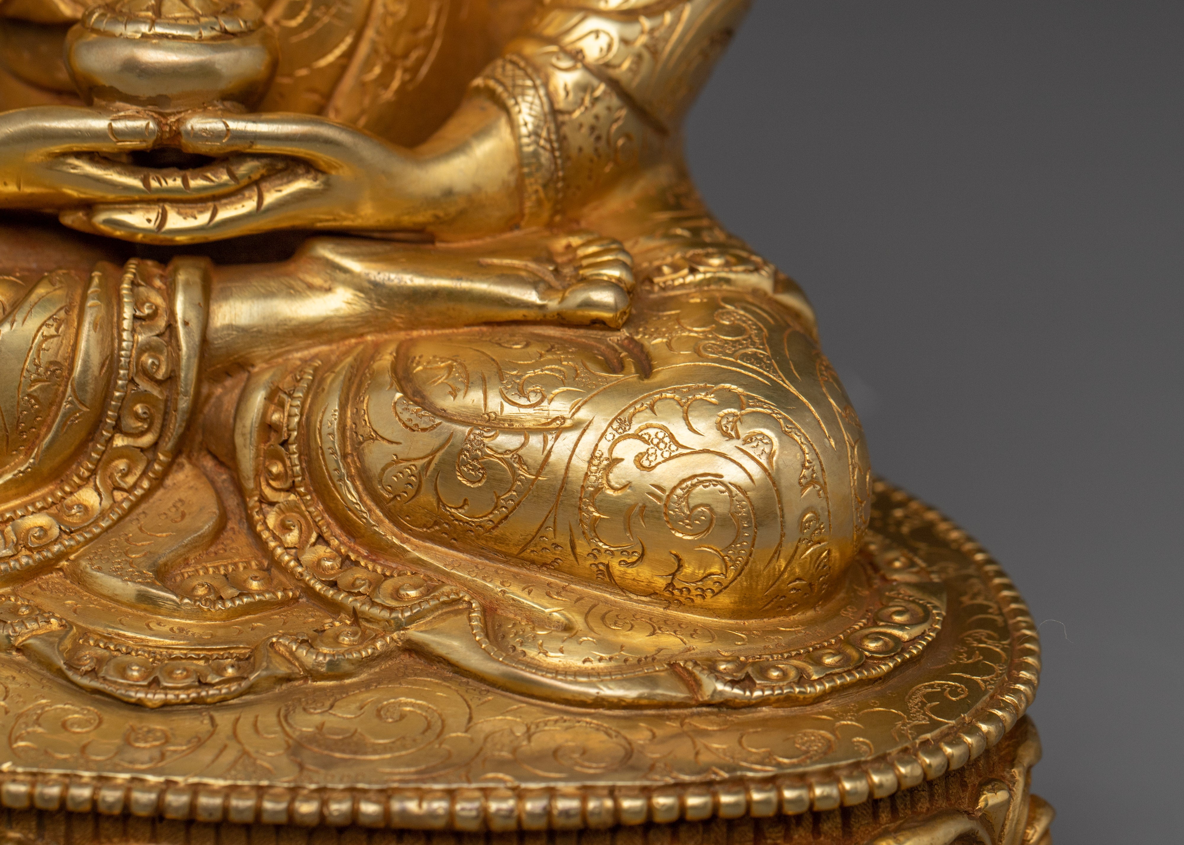 Golden Amitabha Buddha Statue | Home Decor for Mindfulness