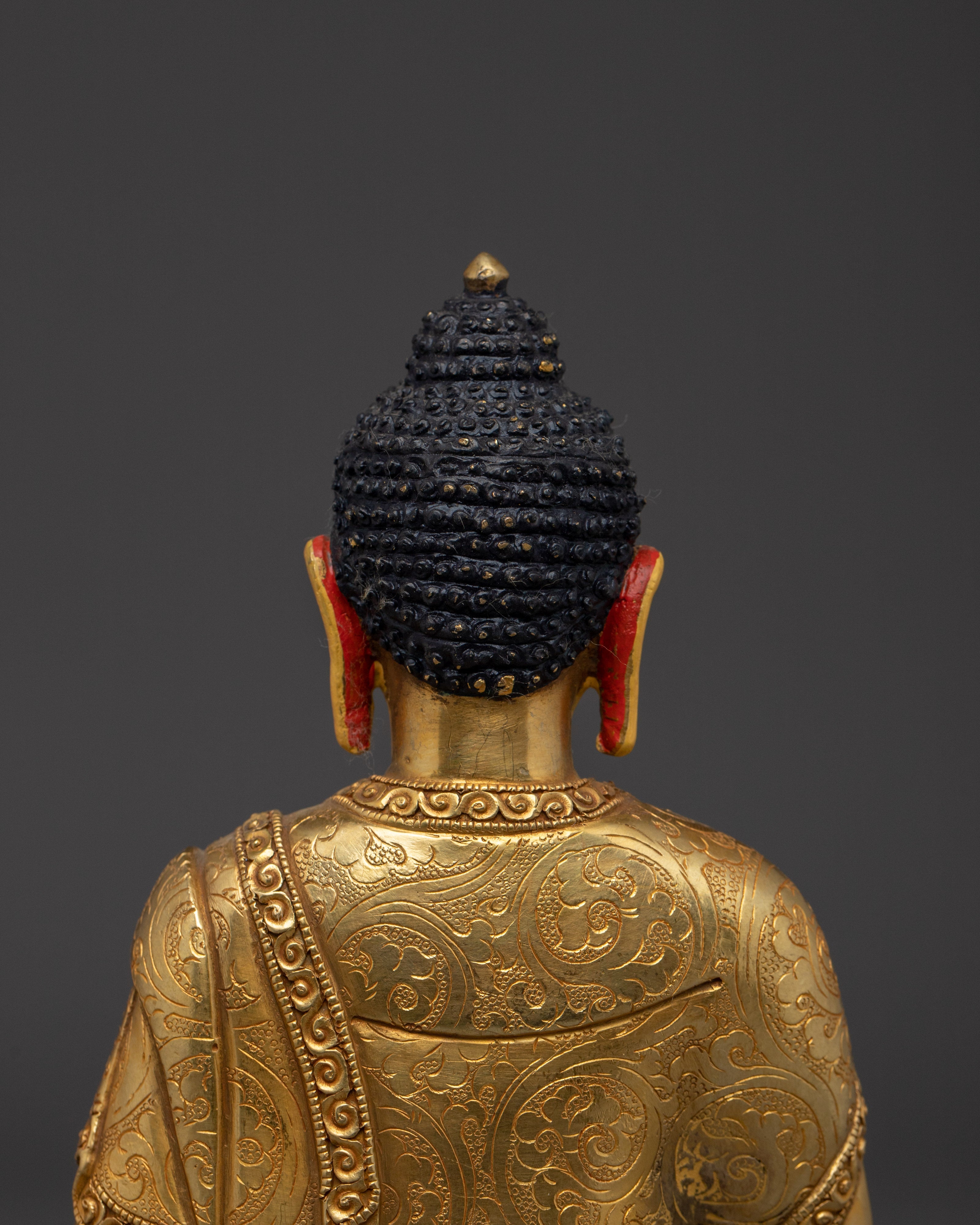 Golden Amitabha Buddha Statue | Home Decor for Mindfulness