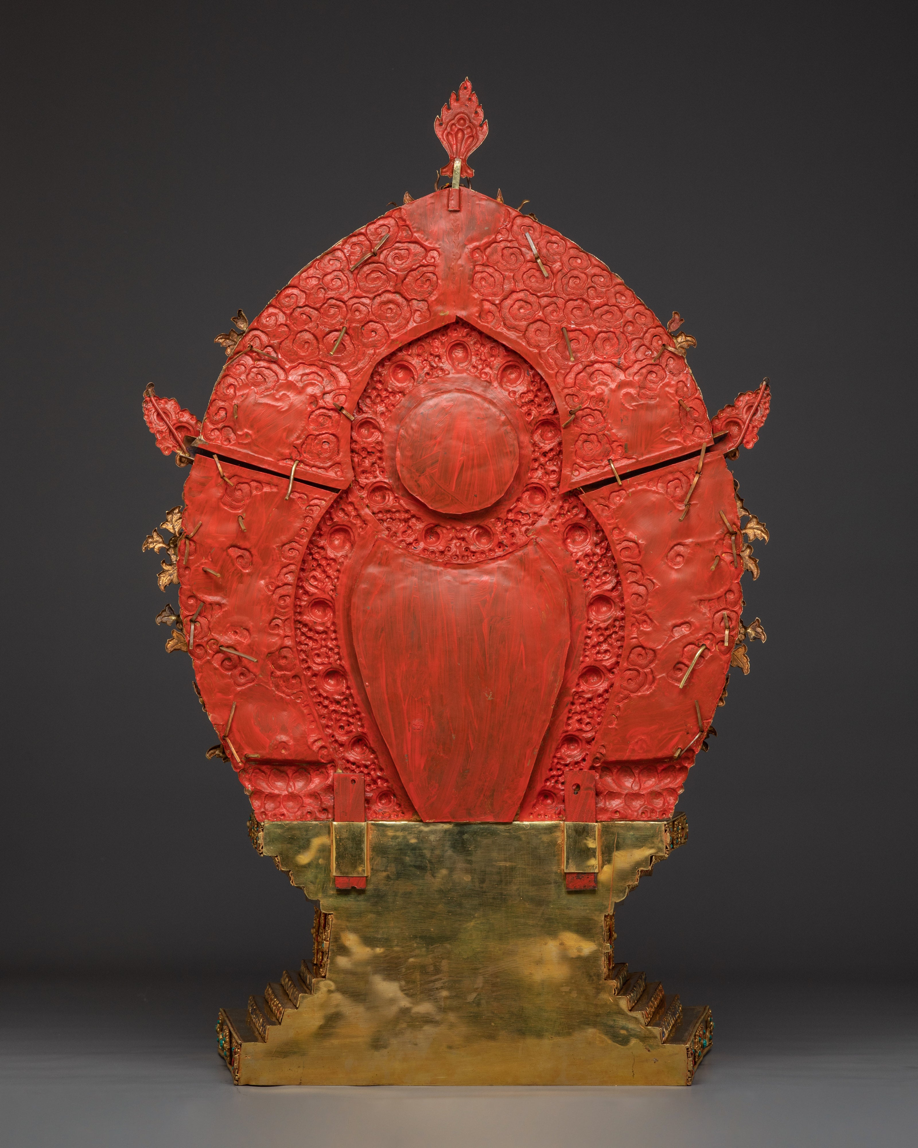 Majestic Shakyamuni Buddha on Throne Statue | Gautama Buddha - Dharma Teacher