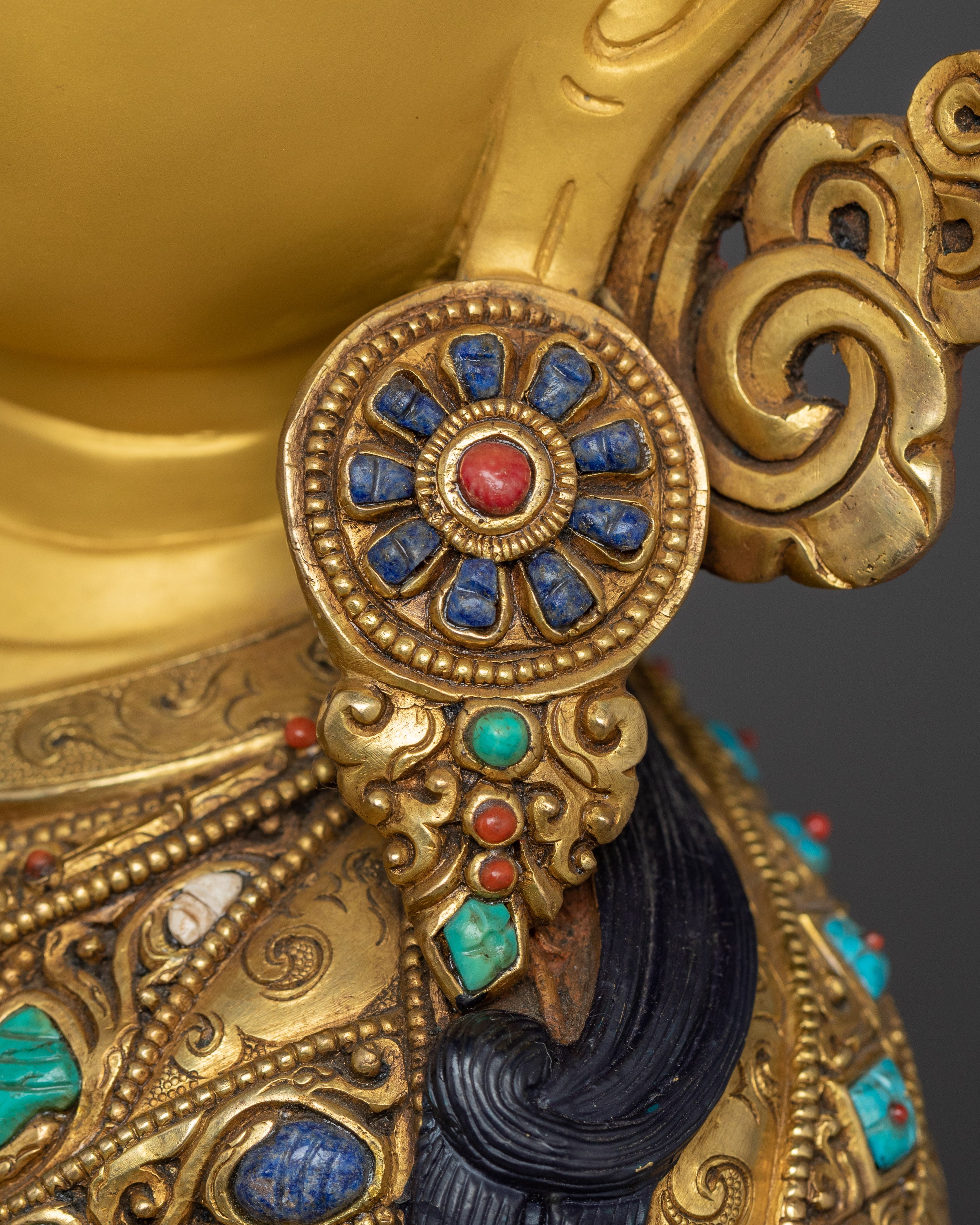 Golden Guru Norla Statue | Manifestation of Padmasambhava