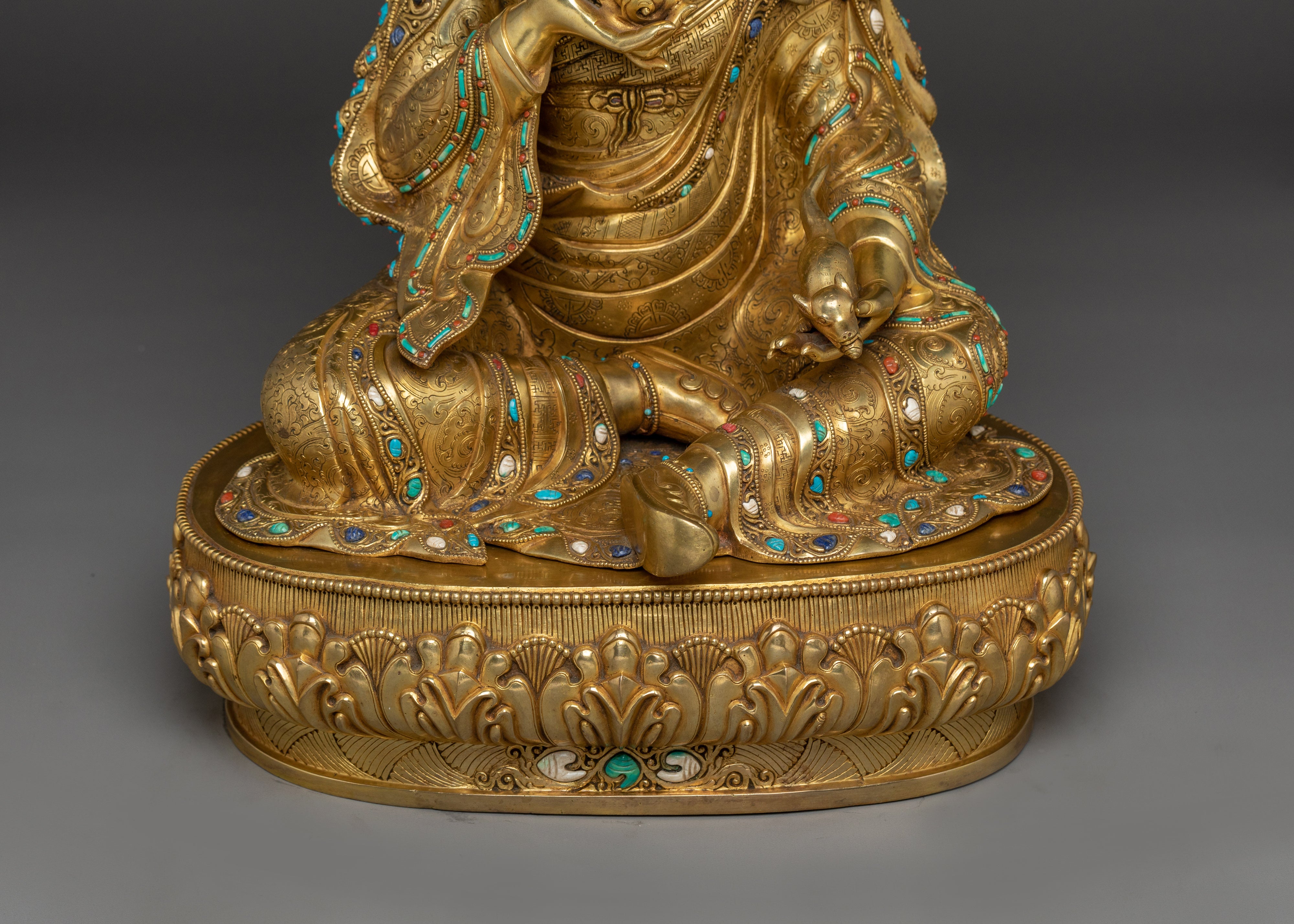 Golden Guru Norla Statue | Manifestation of Padmasambhava