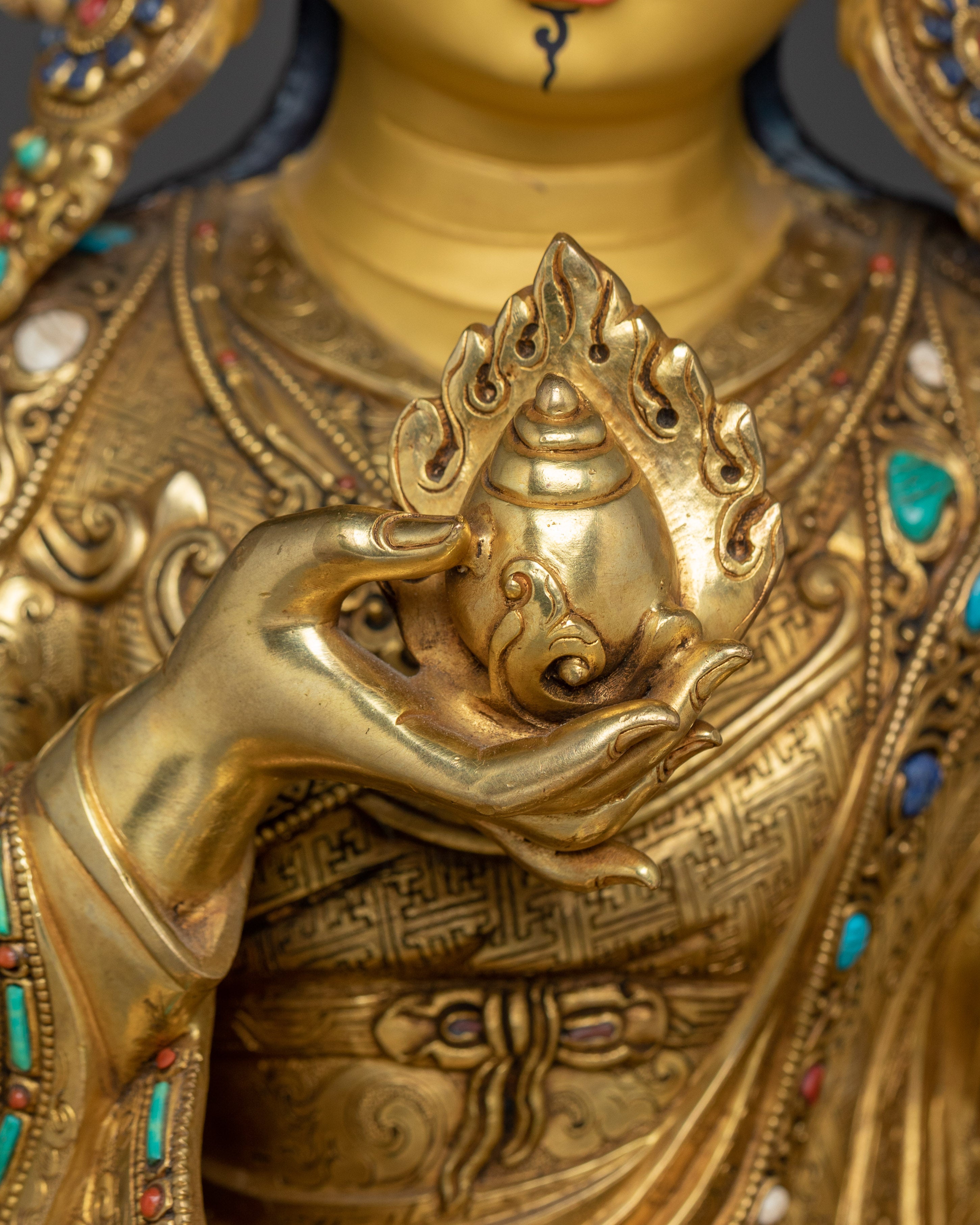 Golden Guru Norla Statue | Manifestation of Padmasambhava