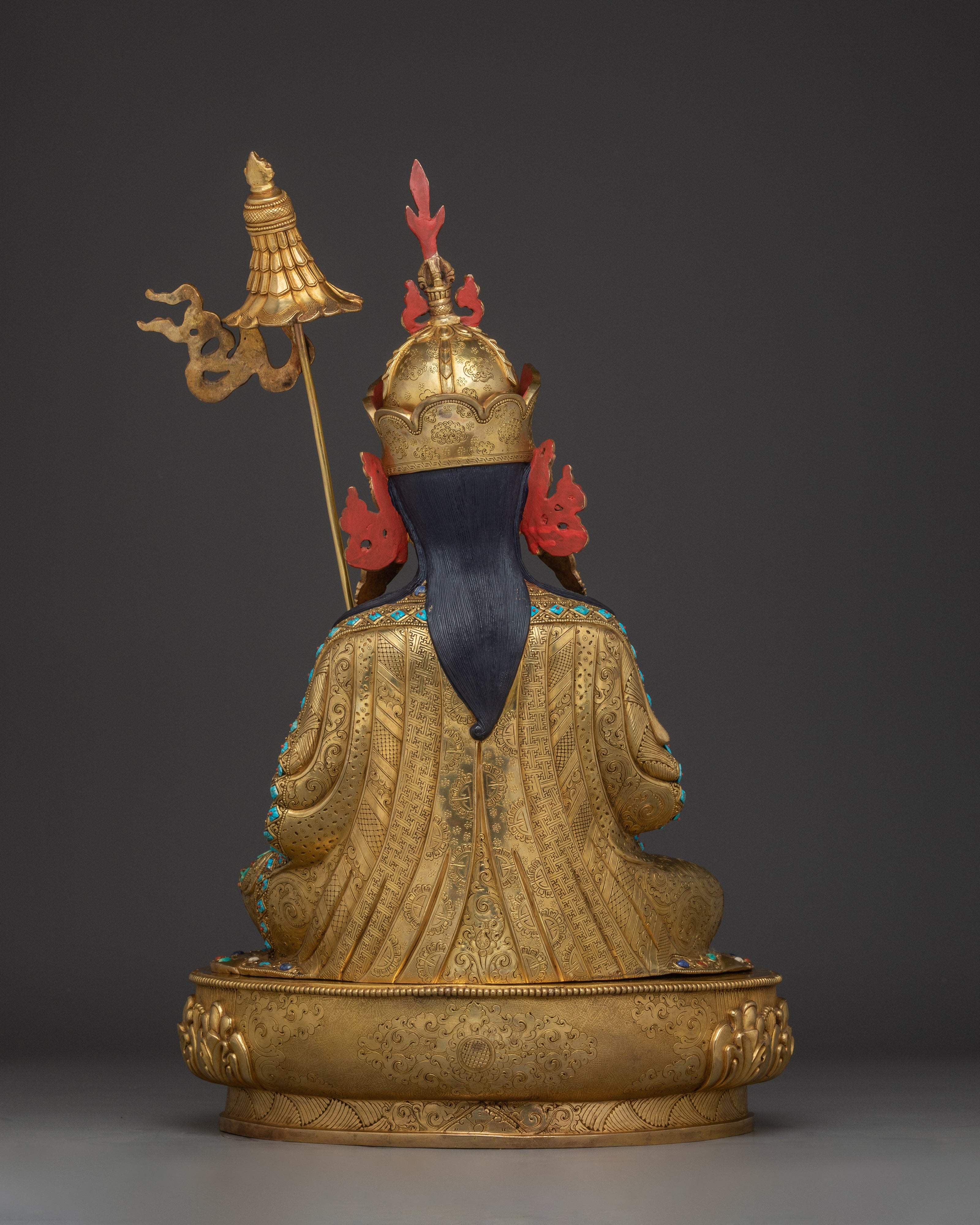 Golden Guru Norla Statue | Manifestation of Padmasambhava