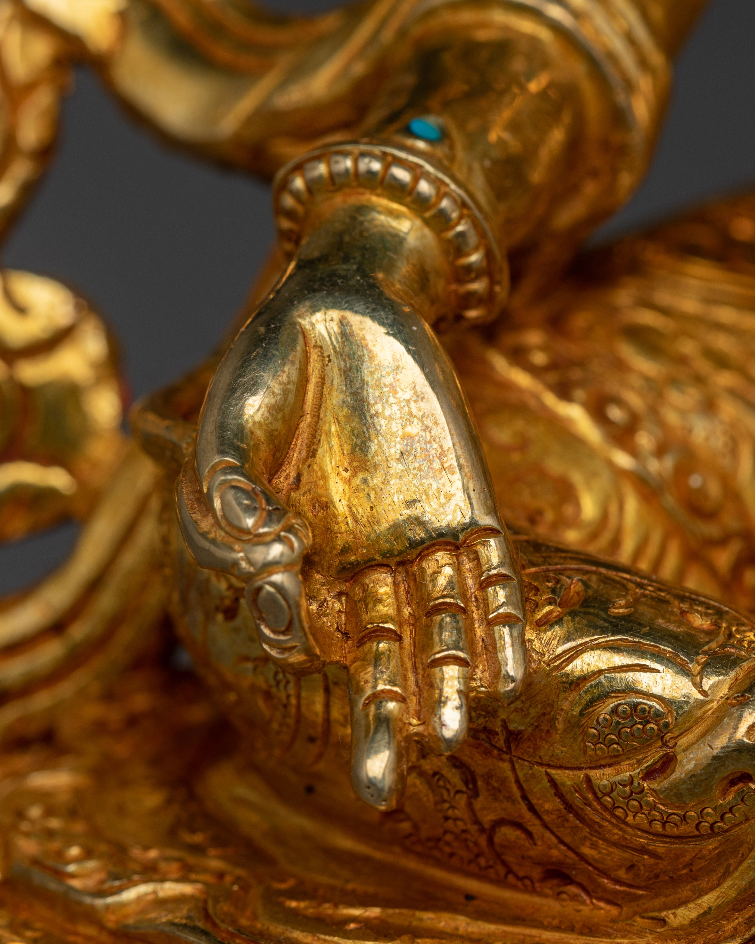 Tibetan Buddhist Green Tara Sculpture | Goddess of Protection