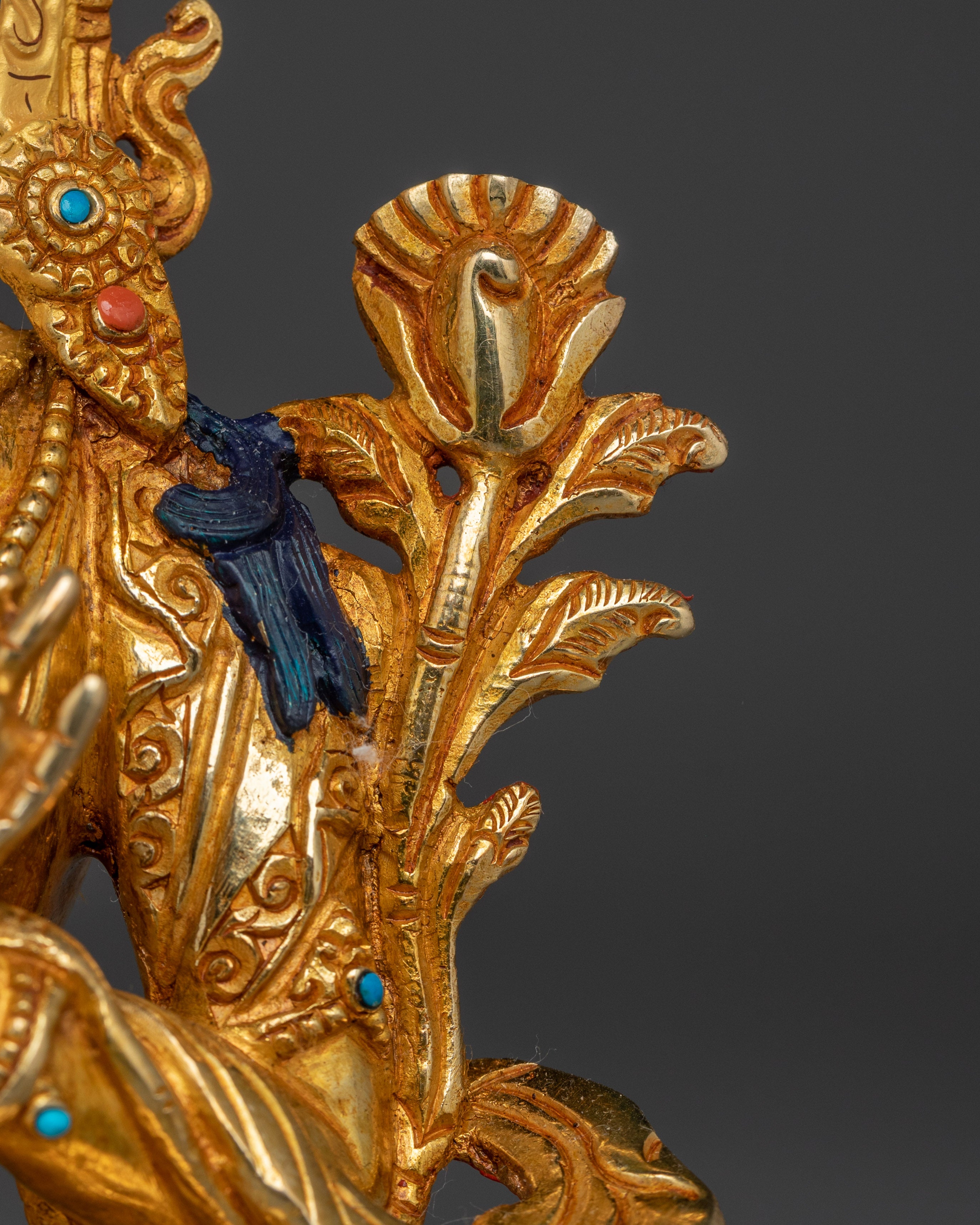 Tibetan Buddhist Green Tara Sculpture | Goddess of Protection