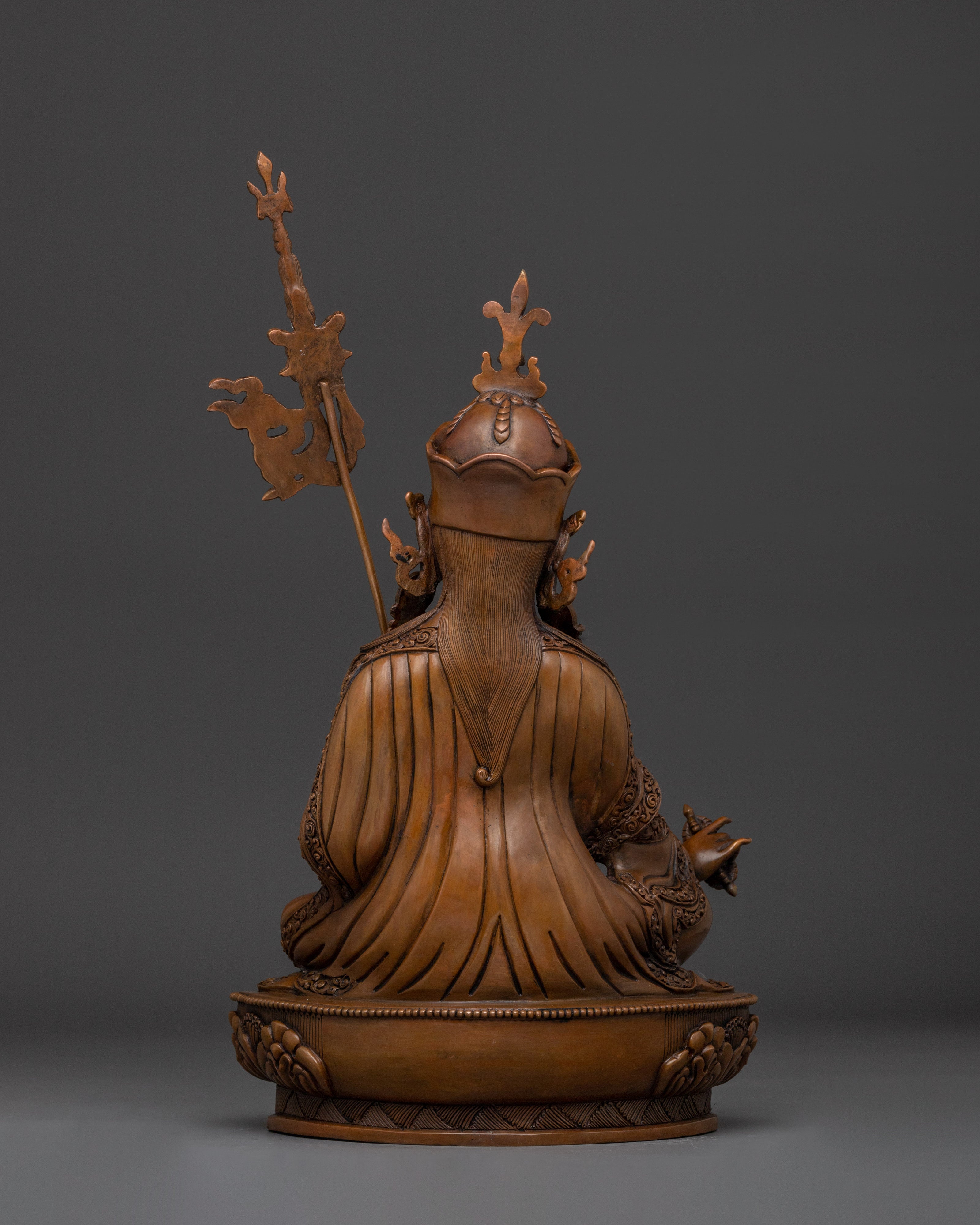 Oxidized Padmasambhava Statue | Guru Rinpoche - Tantra Master