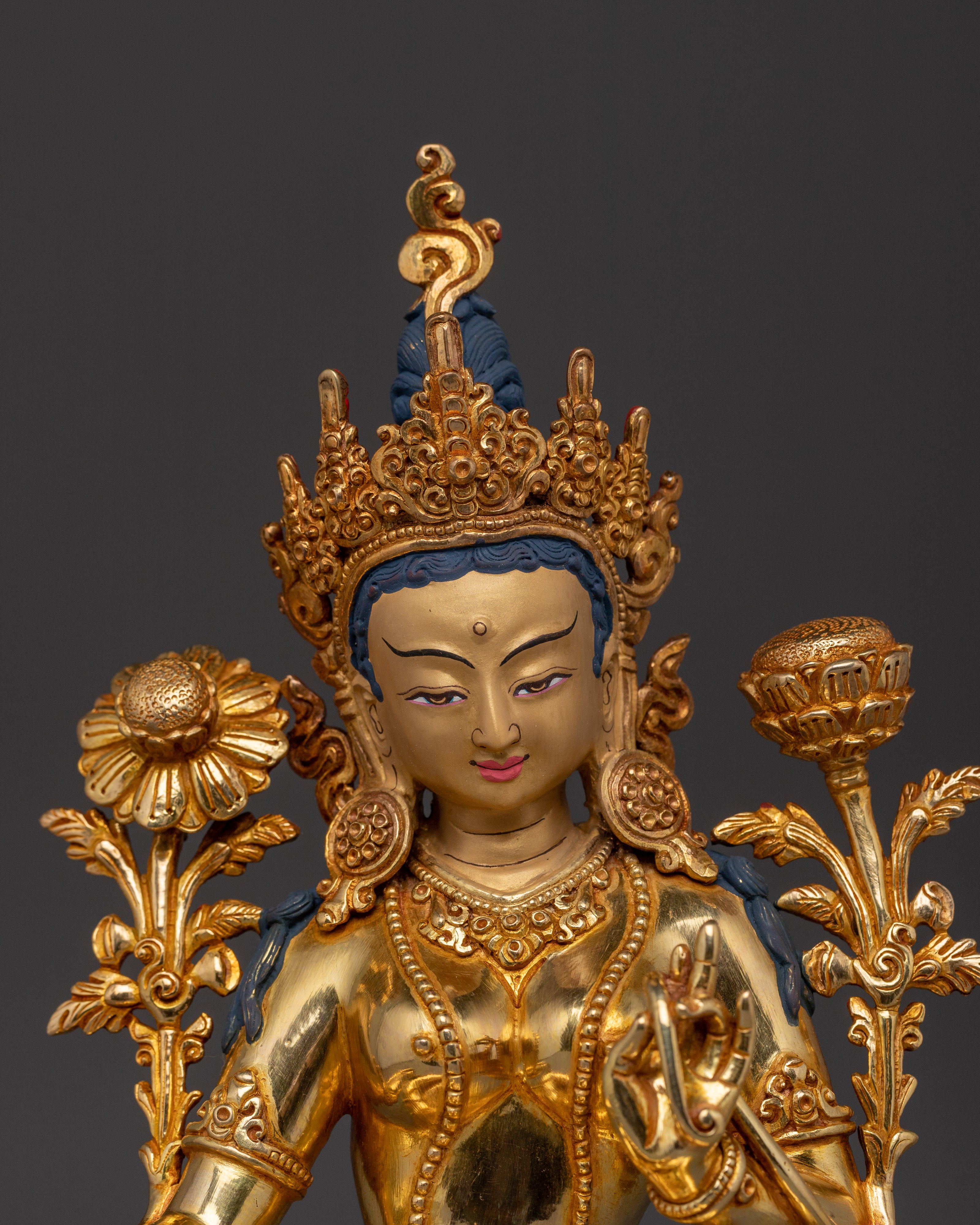 Tibetan Art of Green Tara | Goddess of Compassion and Protection