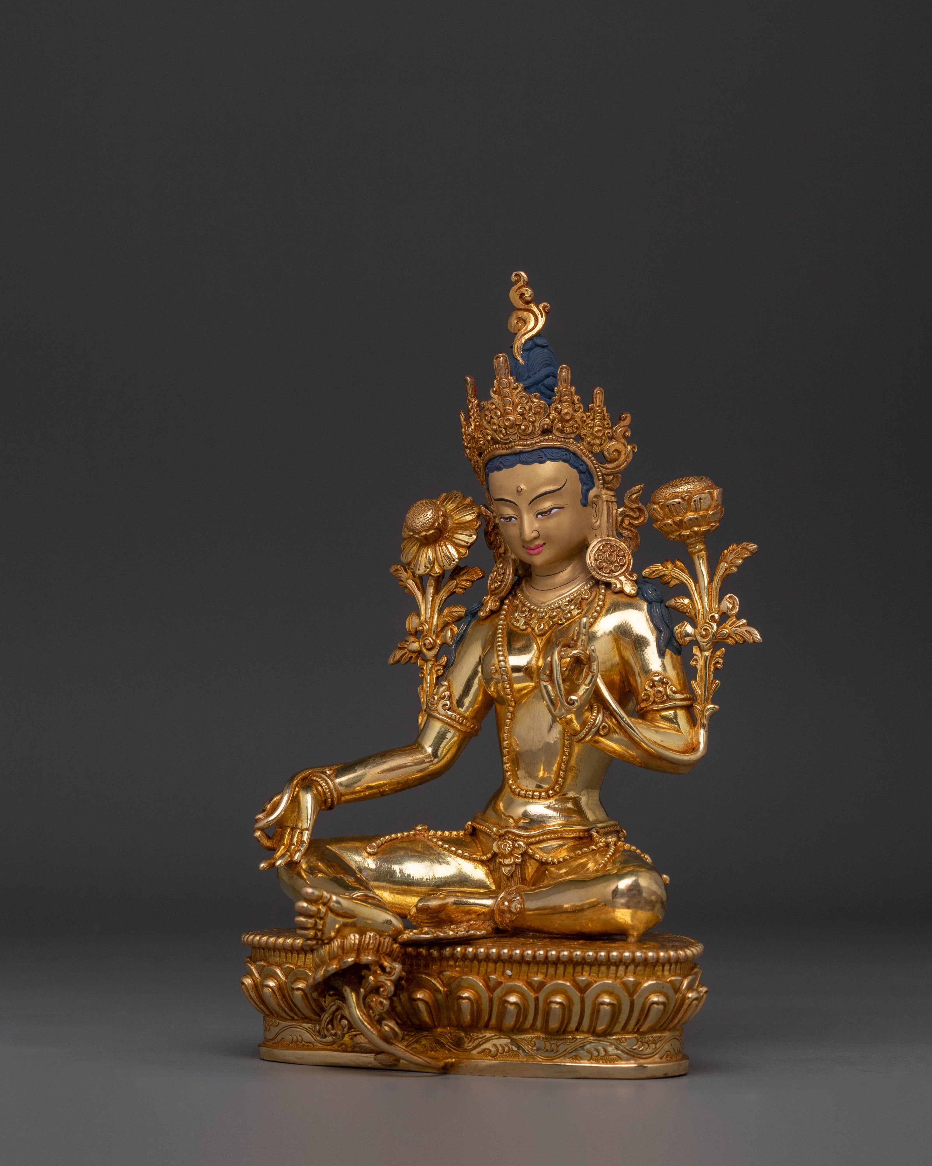 Tibetan Art of Green Tara | Goddess of Compassion and Protection