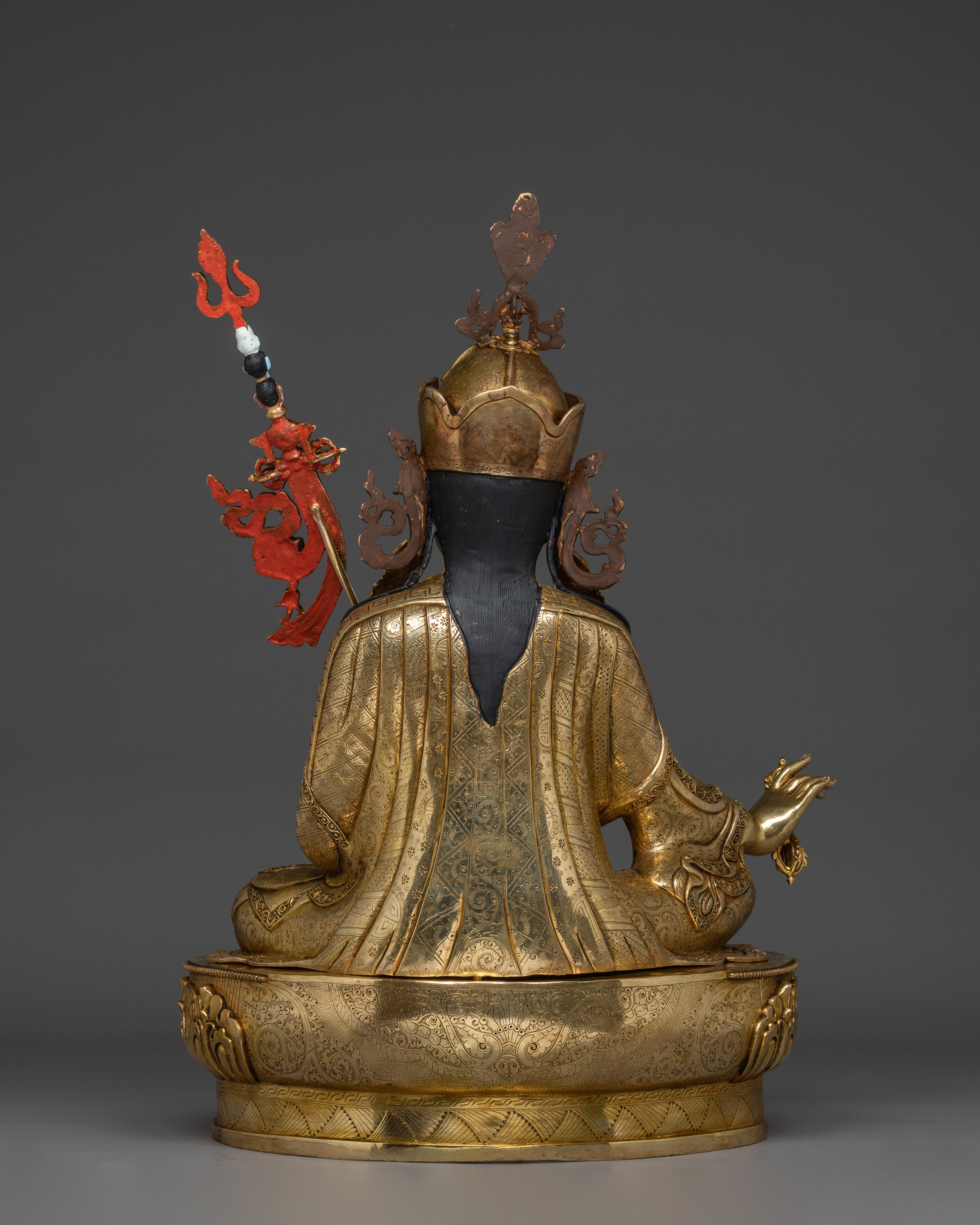 Traditional Tibetan Deity Guru Rinpoche | The Lotus-Born Master