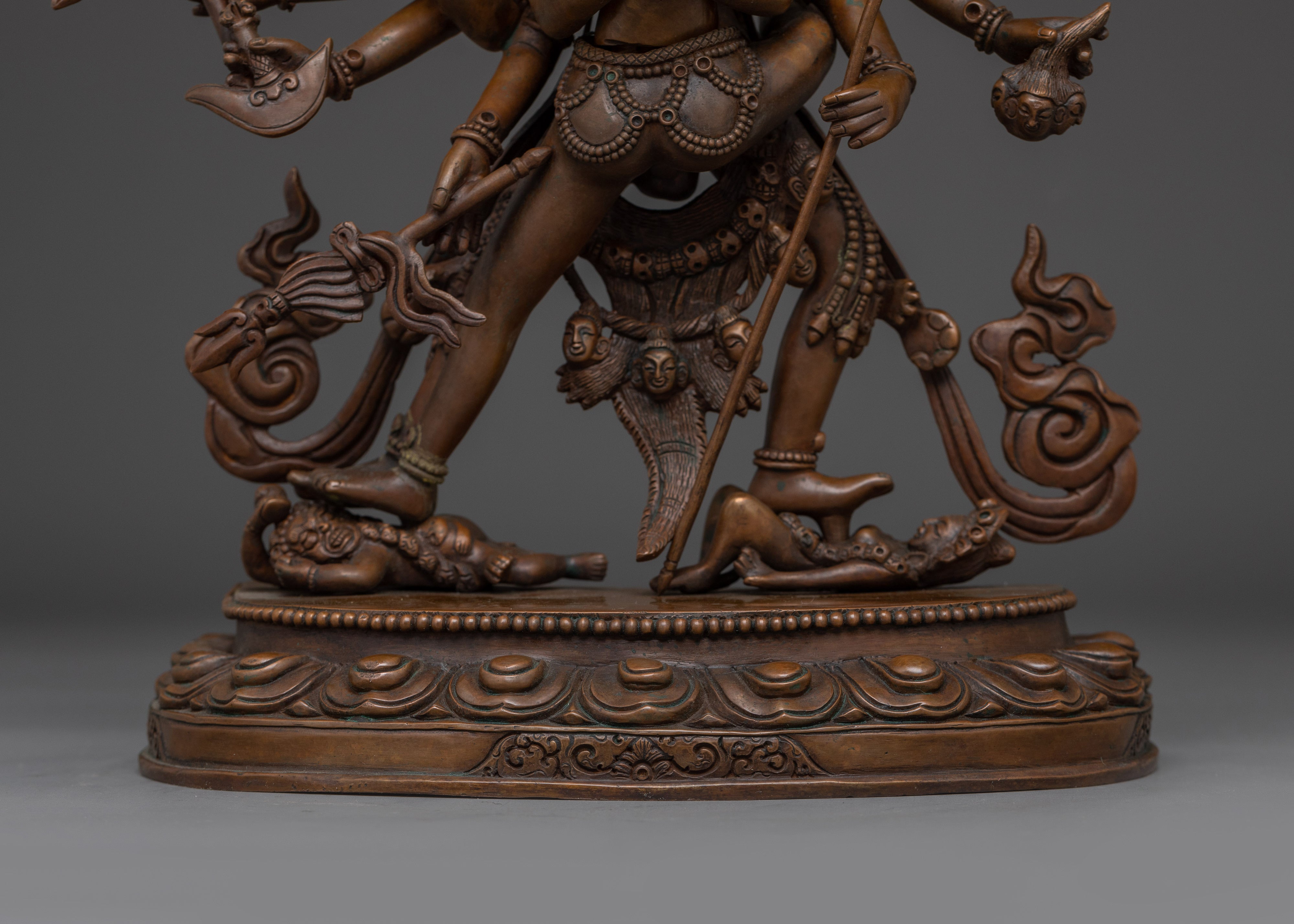 Heruka Chakrasambhara Statue | Tantric Yab-Yum Deity of Vajrayana Buddhism