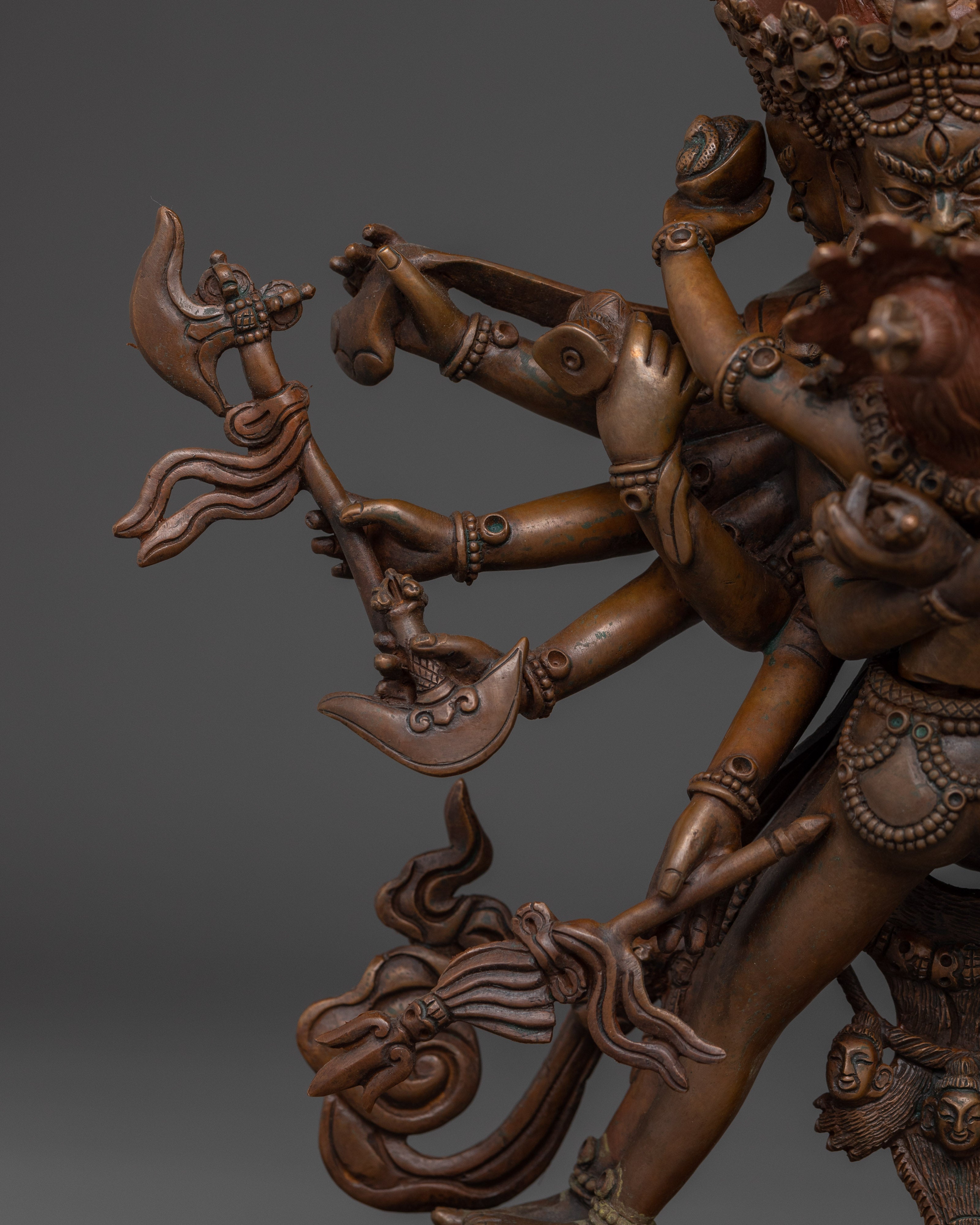 Heruka Chakrasambhara Statue | Tantric Yab-Yum Deity of Vajrayana Buddhism