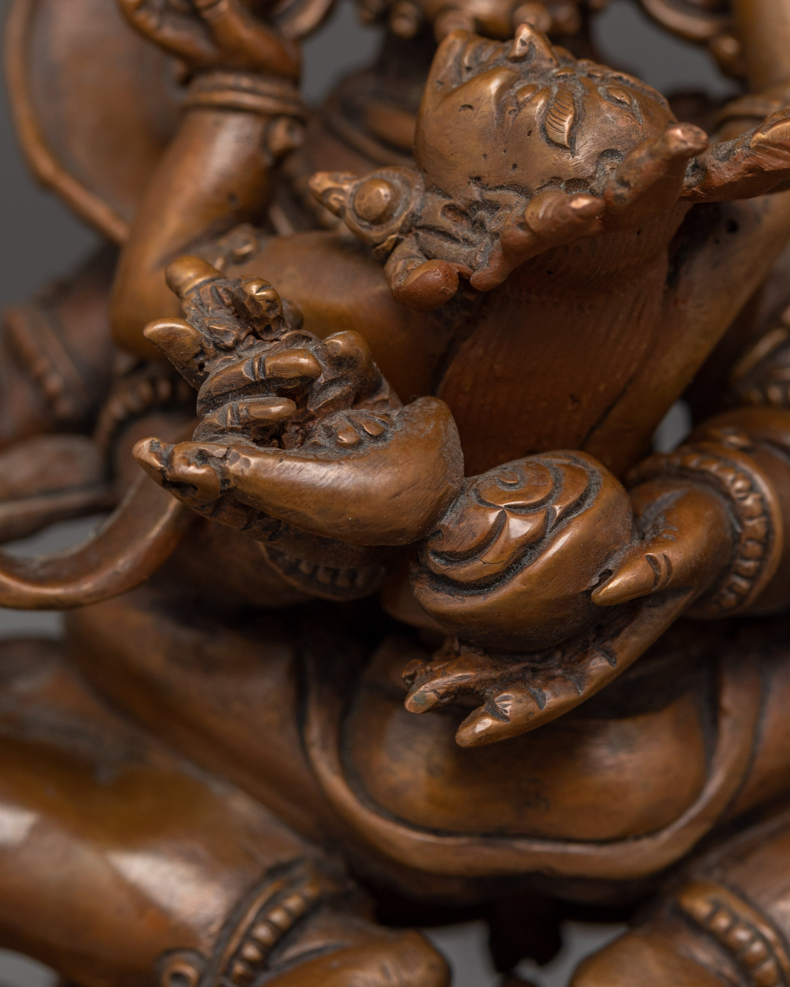 Himalayan Deity Four Armed Mahakala | Tantric Protector of the Dharma