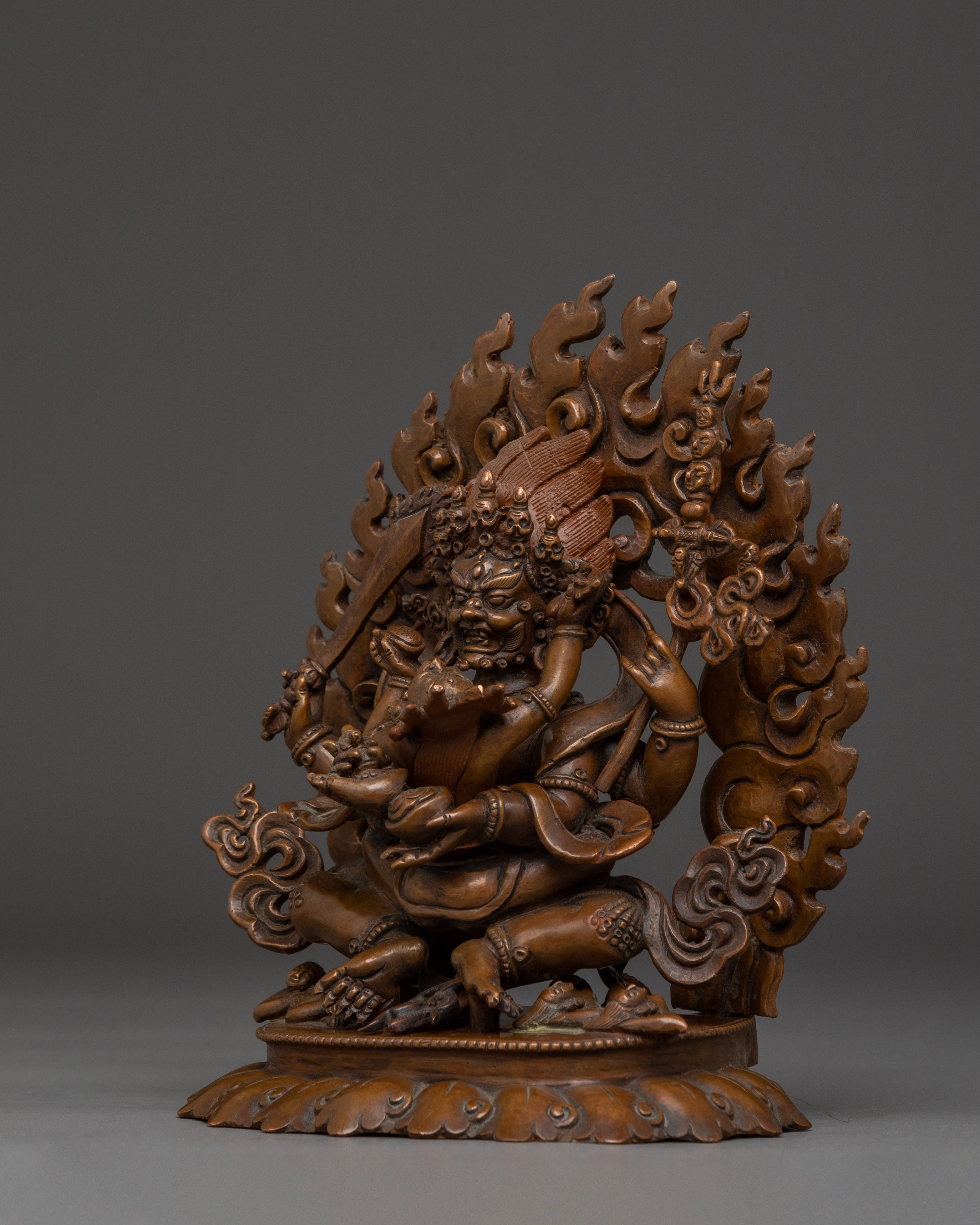 Himalayan Deity Four Armed Mahakala | Tantric Protector of the Dharma