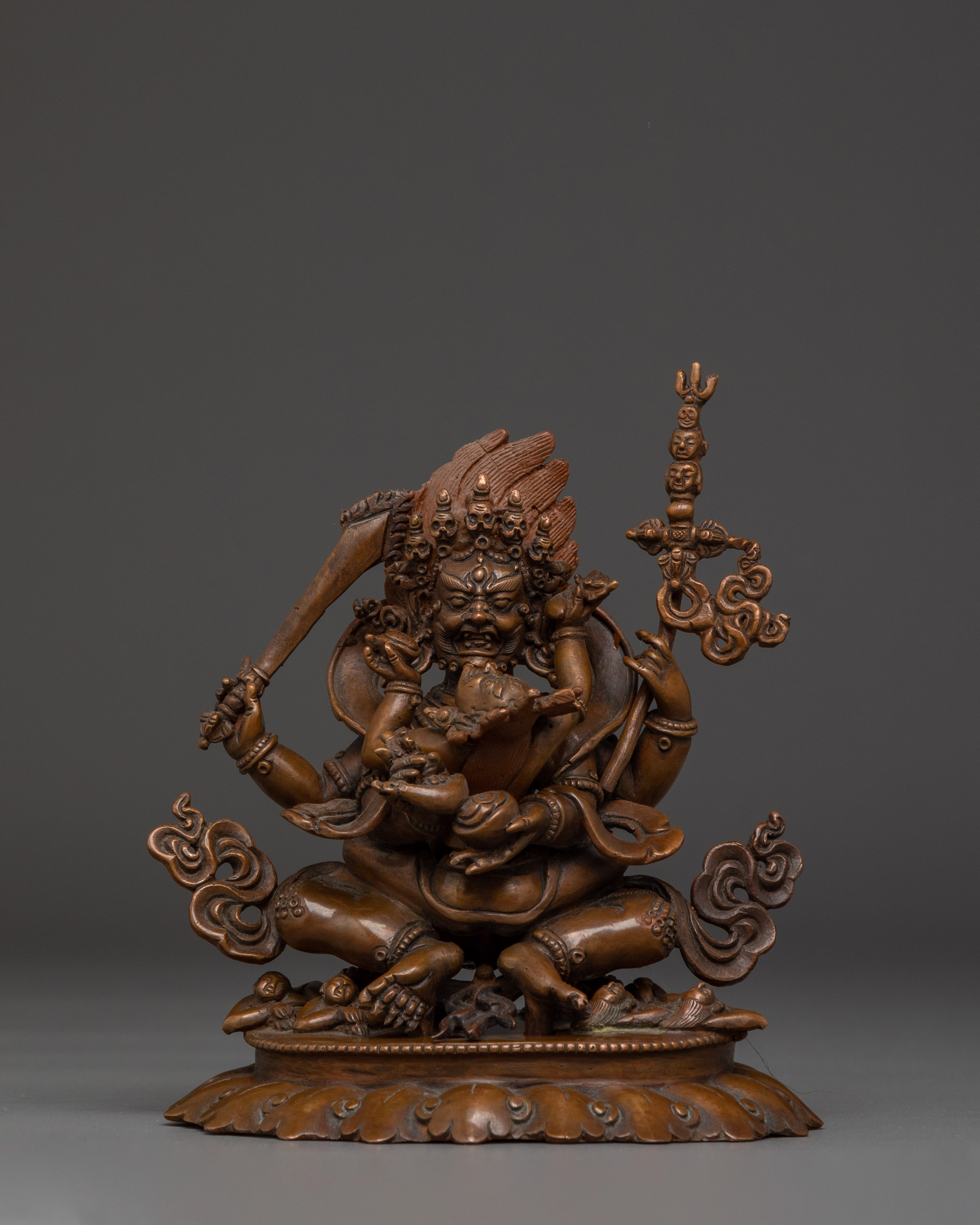 Himalayan Deity Four Armed Mahakala | Tantric Protector of the Dharma