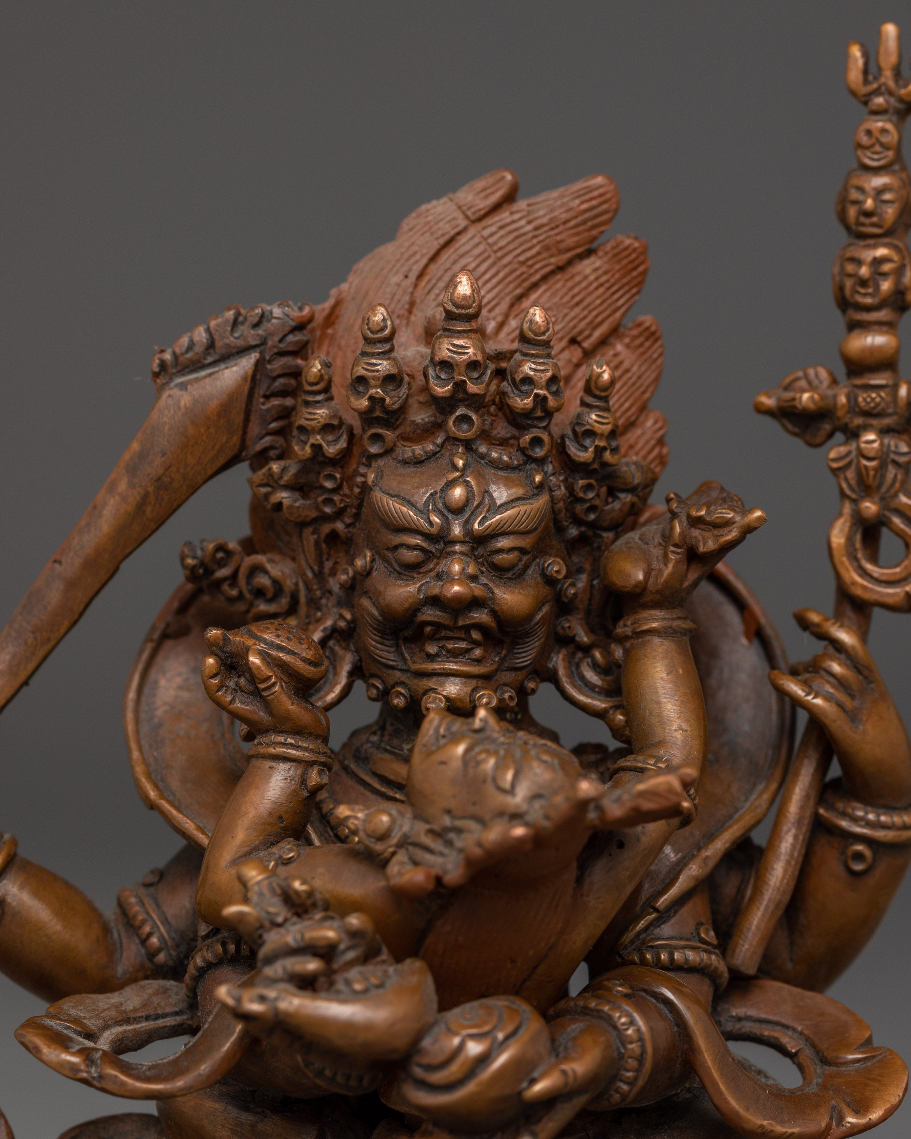 Himalayan Deity Four Armed Mahakala | Tantric Protector of the Dharma