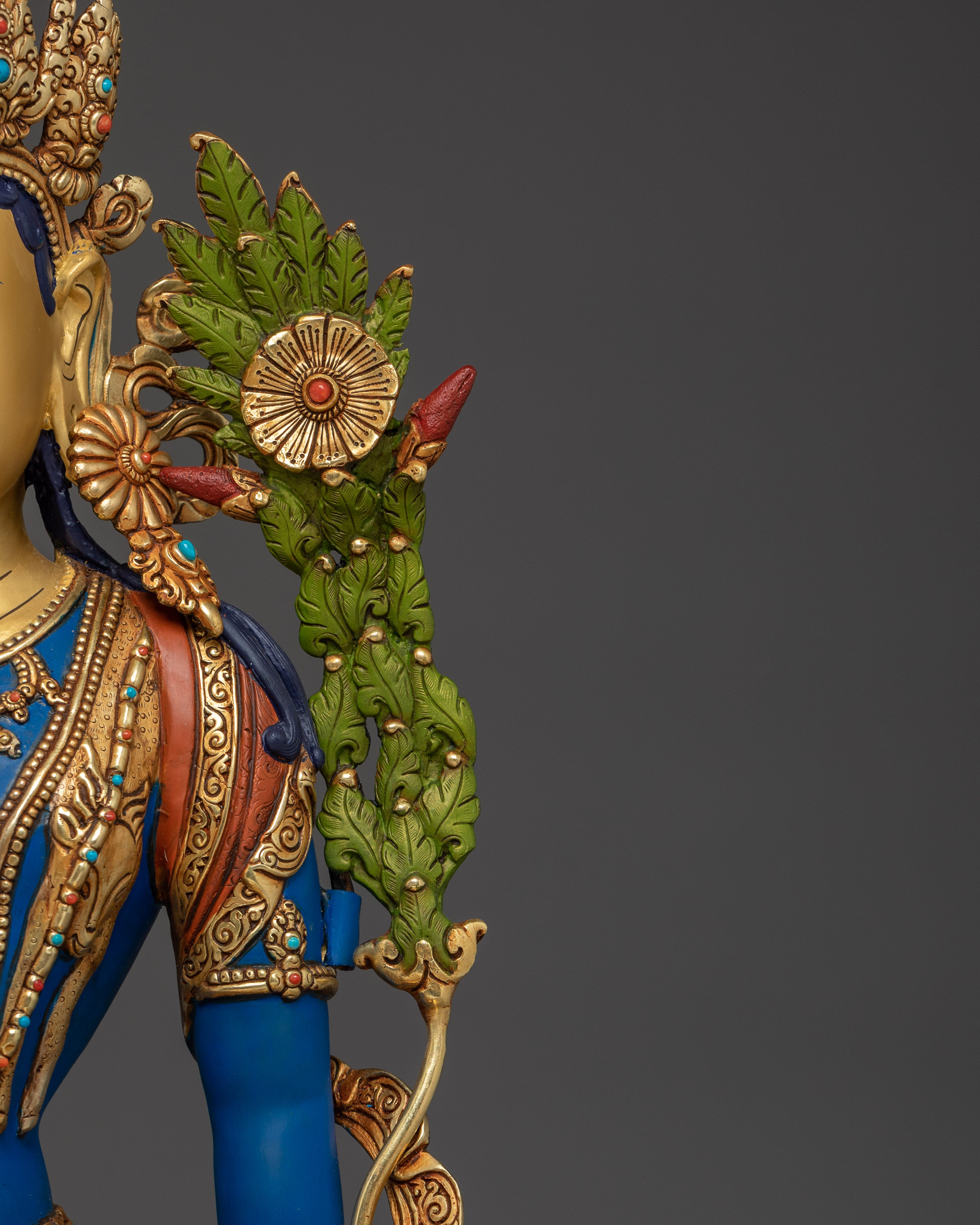 Handmade Statue of Avalokiteshvara | Also Known as Chenrezig