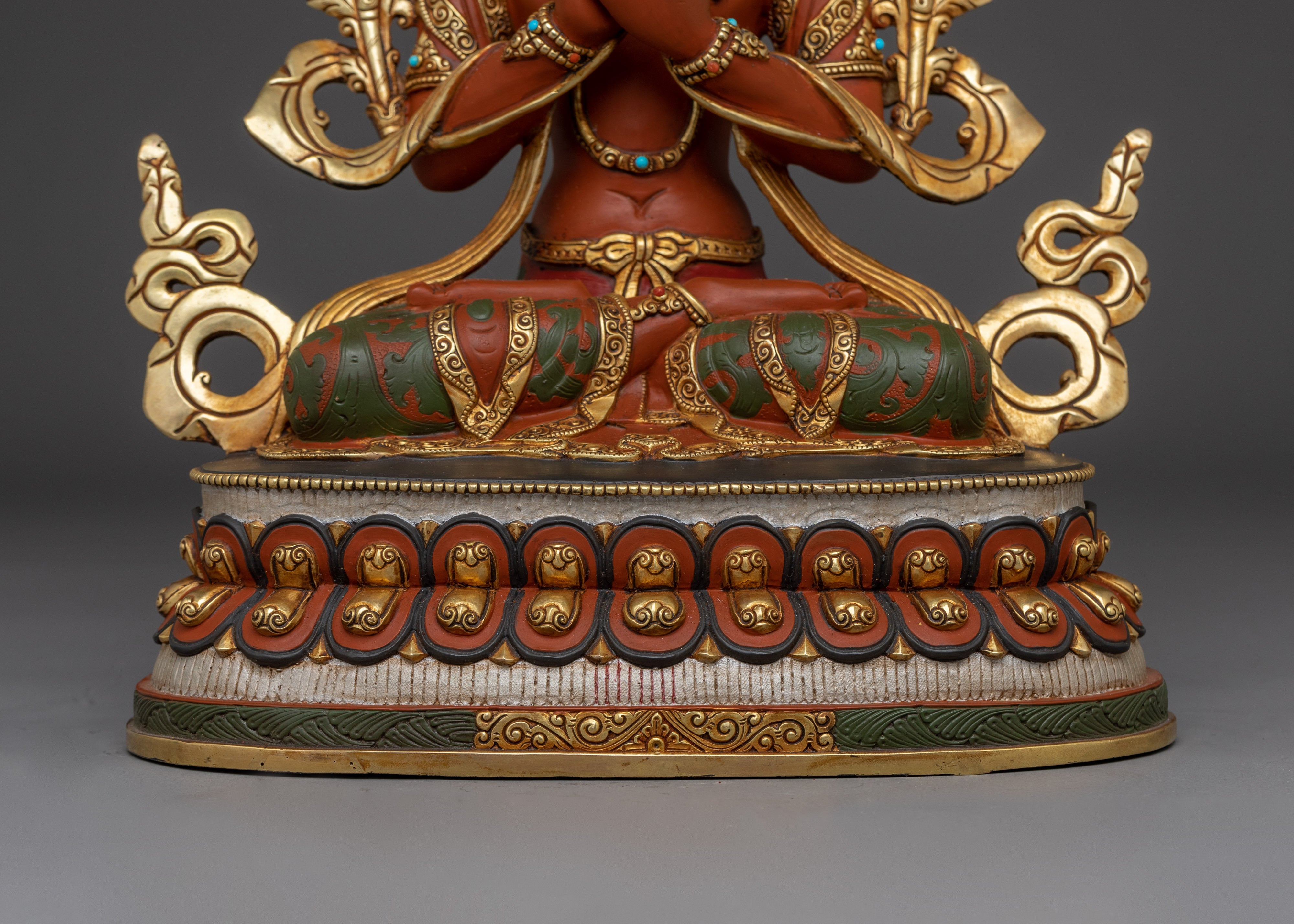 Manjughosa Sculpture | Bodhisattva of Wisdom and Enlightenment