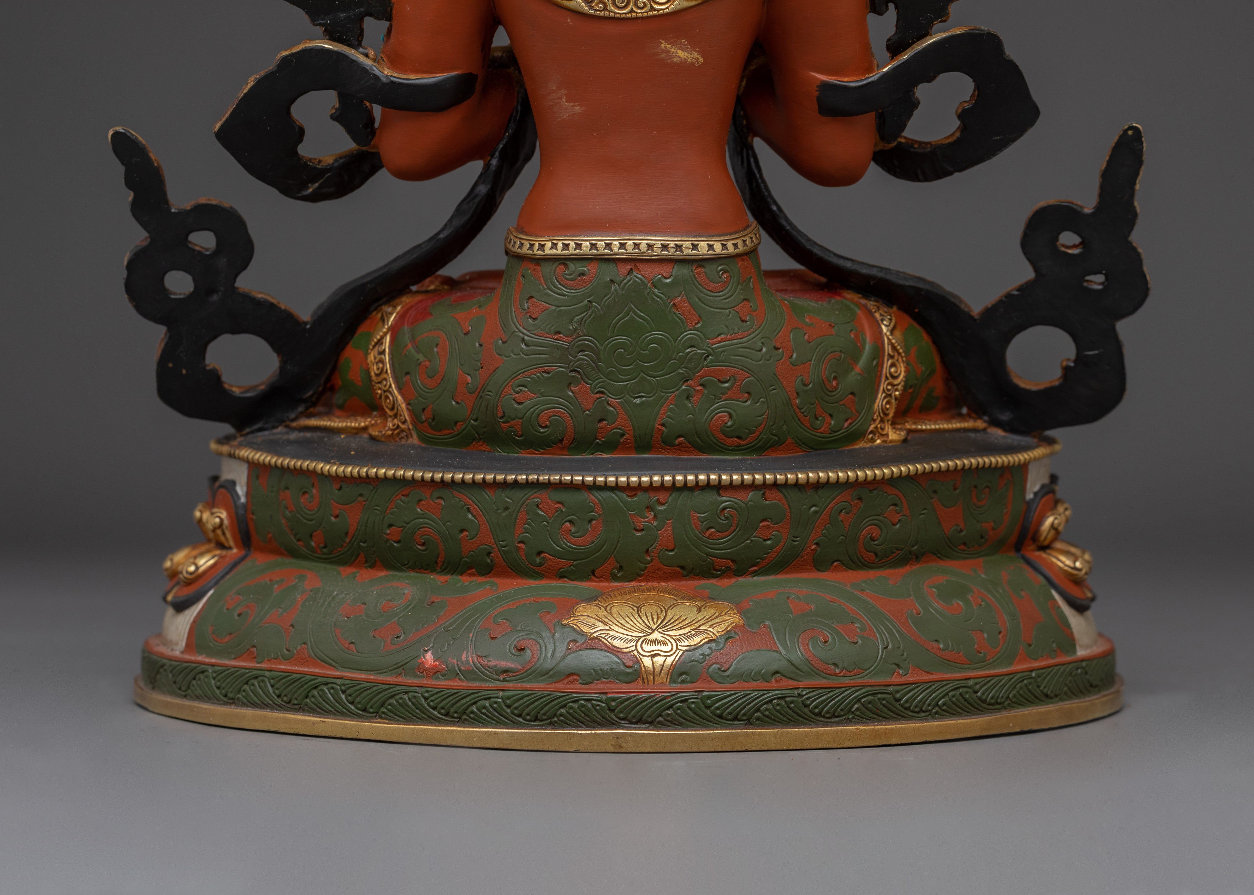 Manjughosa Sculpture | Bodhisattva of Wisdom and Enlightenment