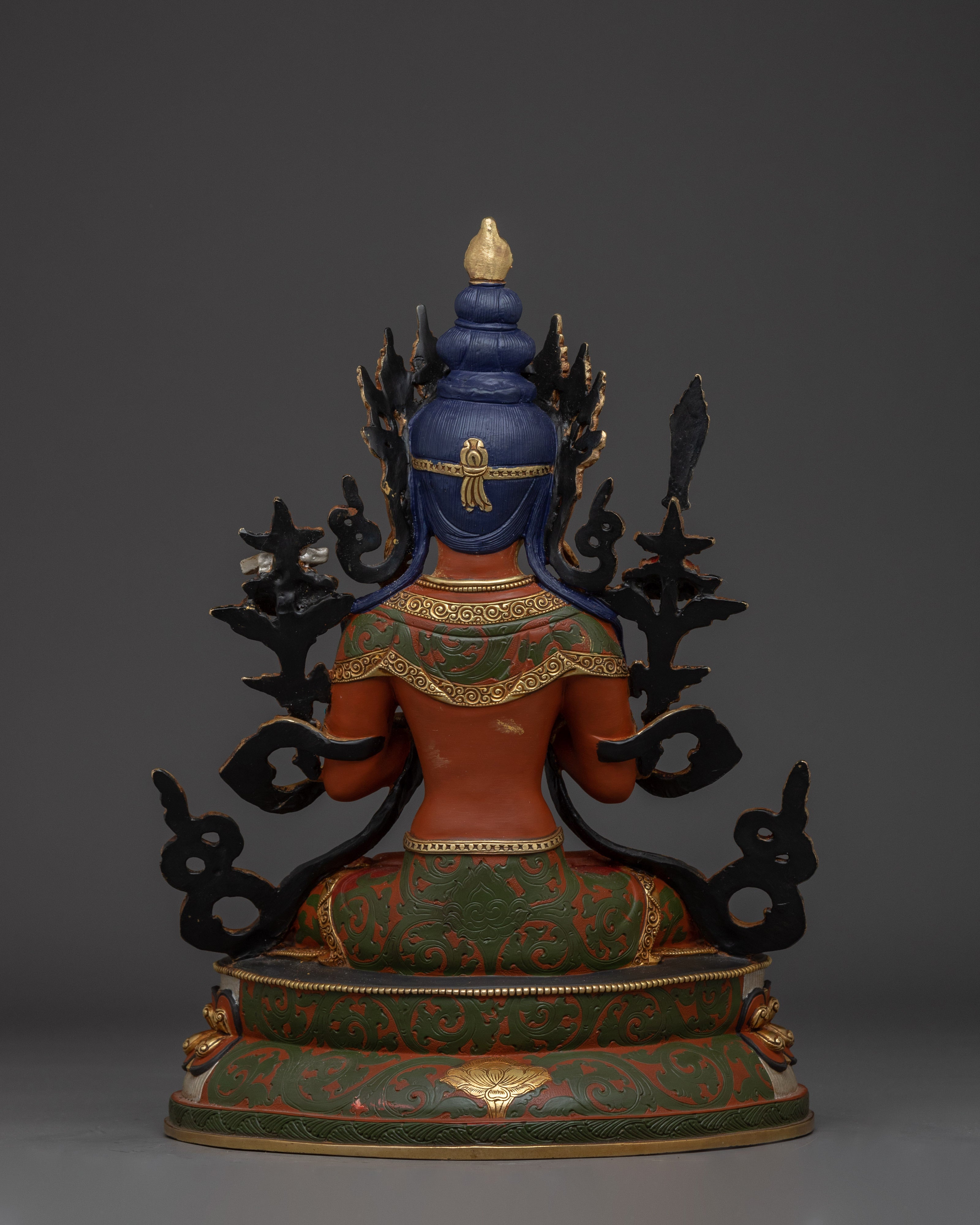 Manjughosa Sculpture | Bodhisattva of Wisdom and Enlightenment