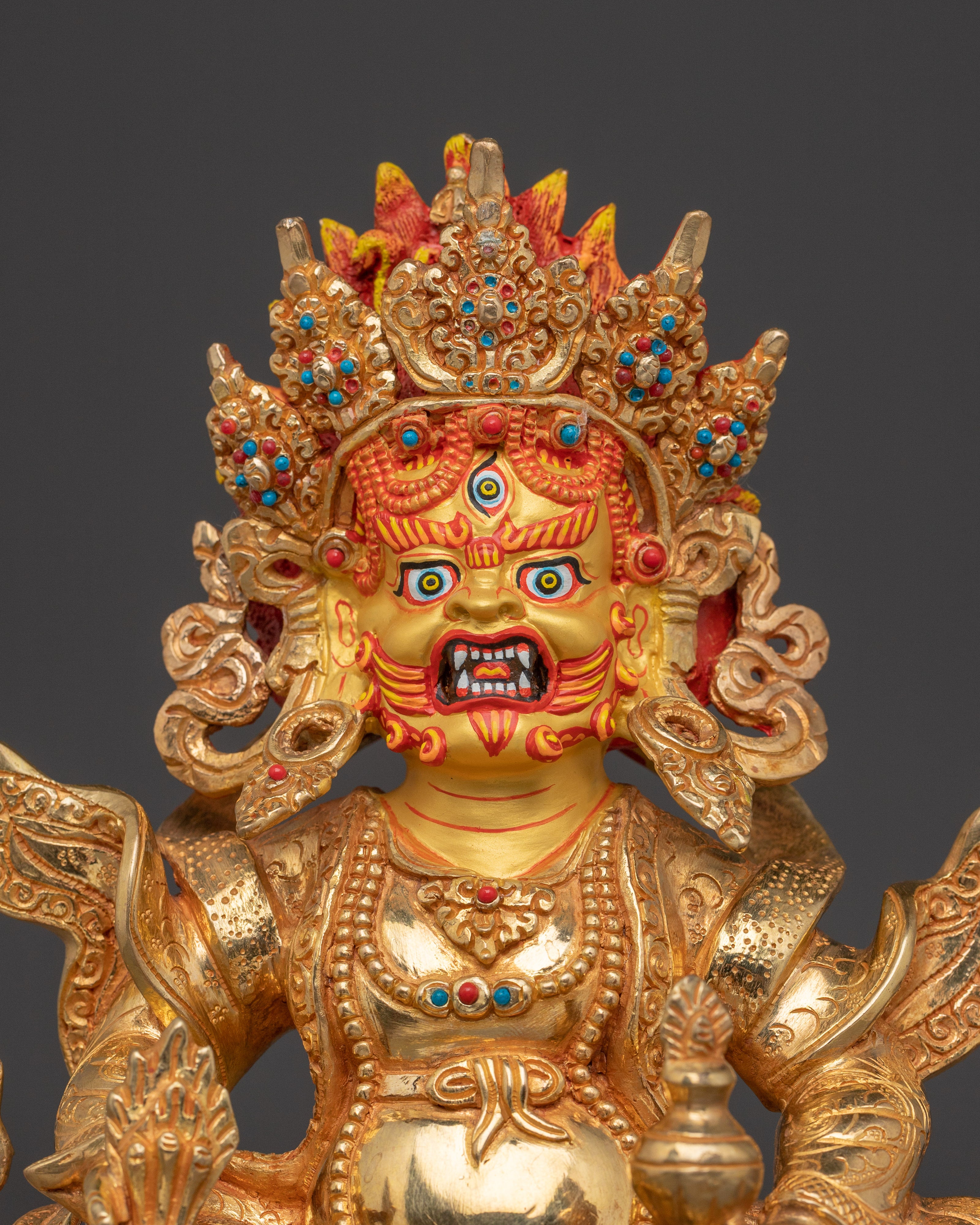 Dzambhala – Embodiment of Prosperity Statue | Tibetan Wealth Deity