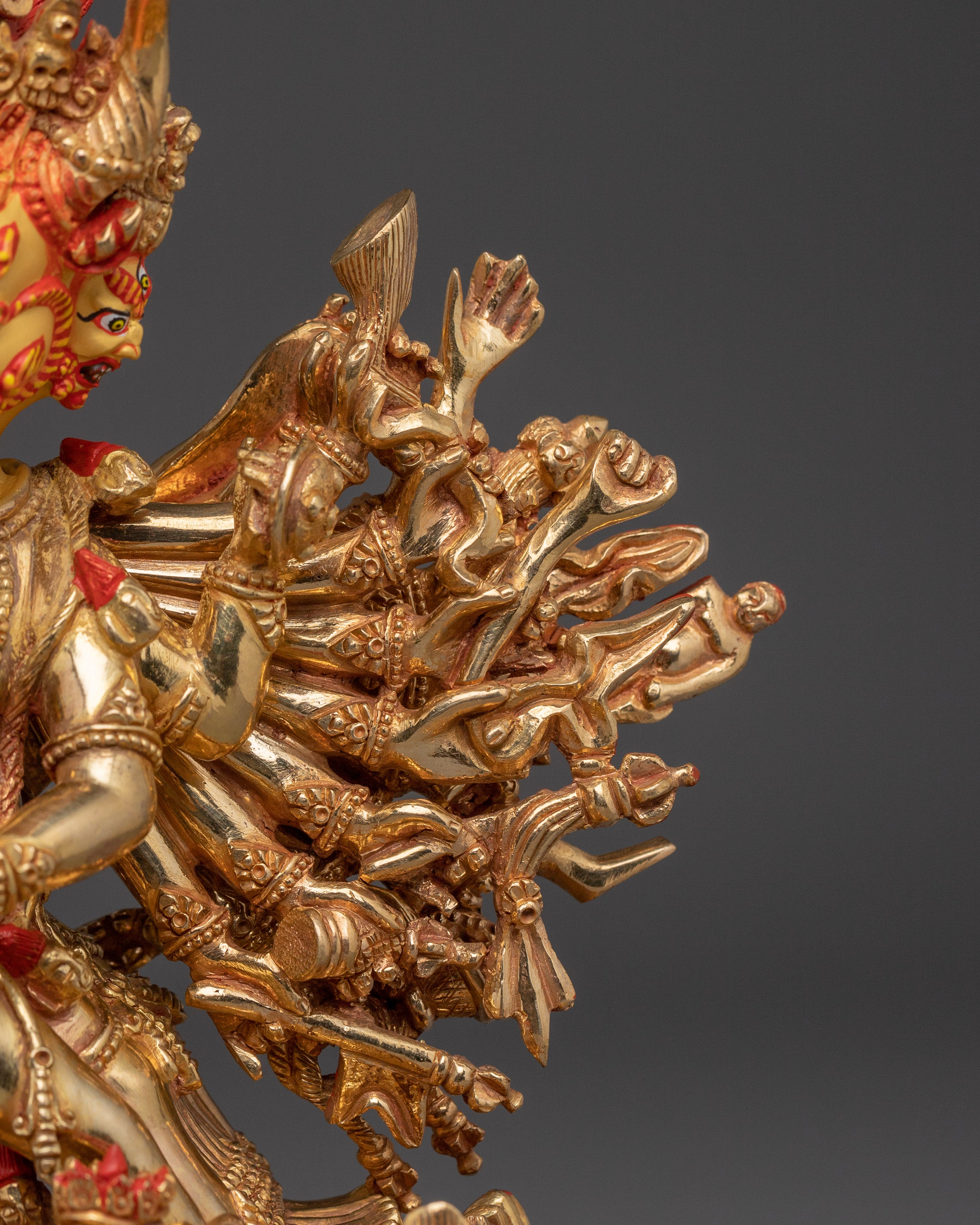 Vajrabhairava Wrathful Statue | Yamantaka - Conqueror of Death