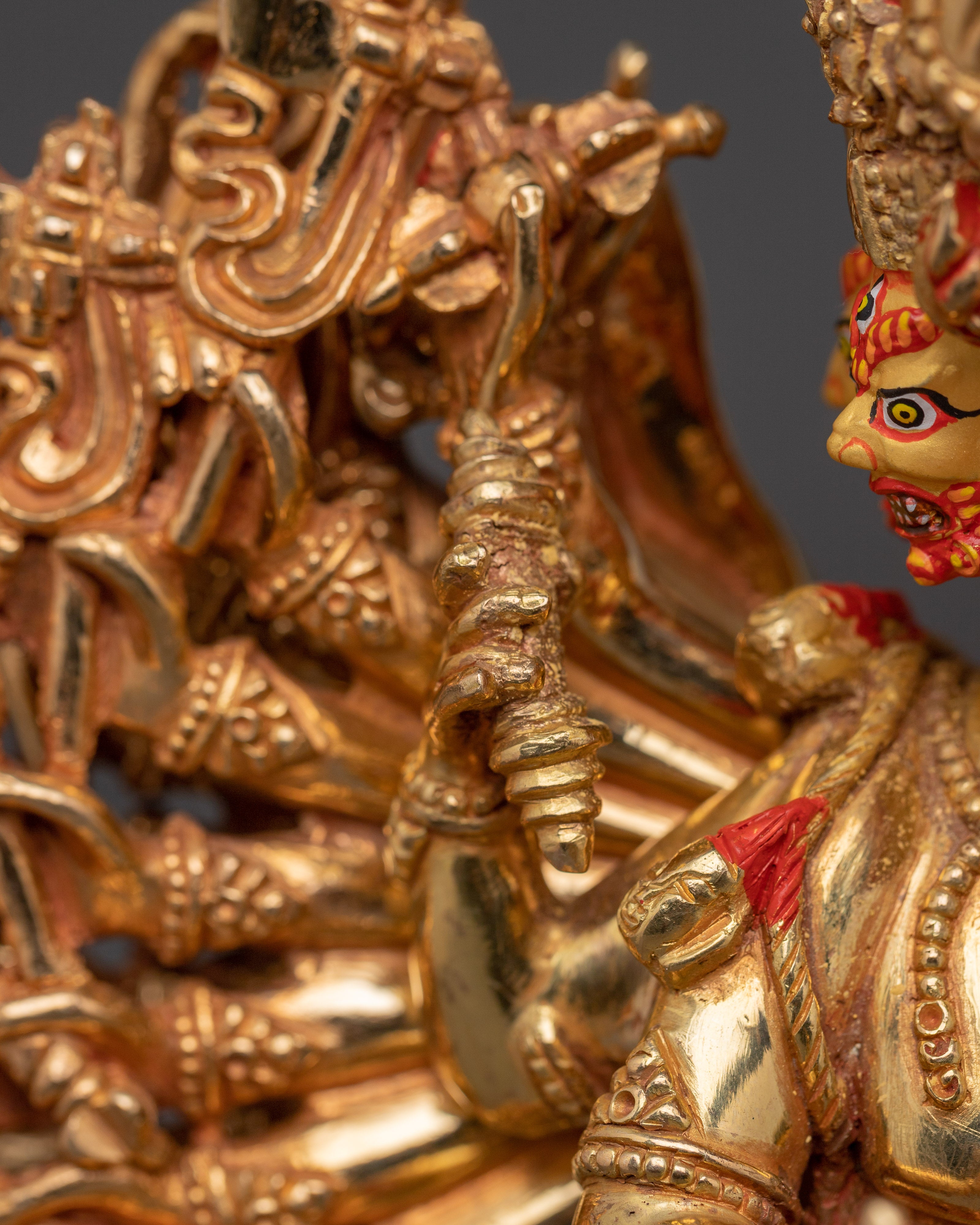 Vajrabhairava Wrathful Statue | Yamantaka - Conqueror of Death