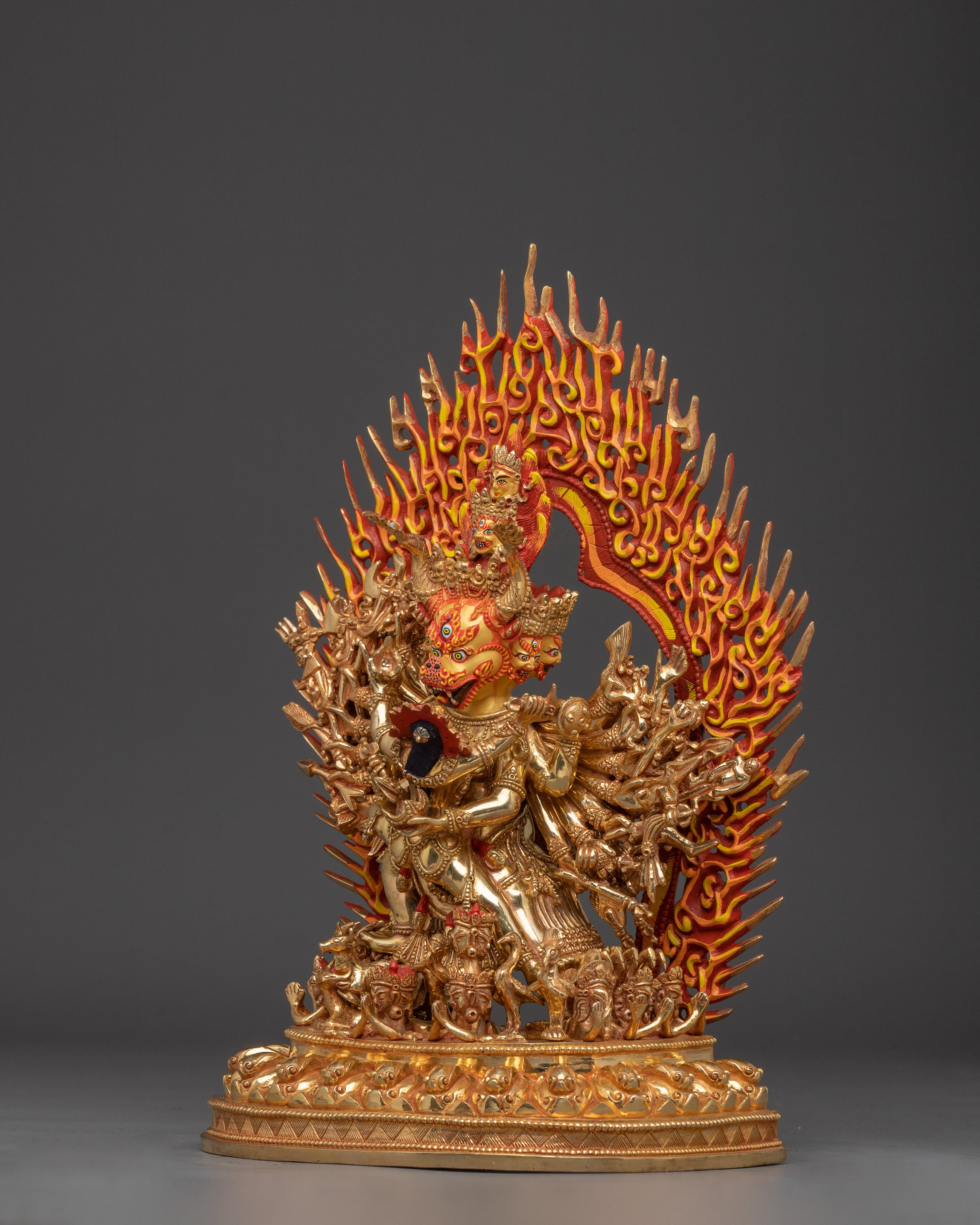 Vajrabhairava Wrathful Statue | Yamantaka - Conqueror of Death