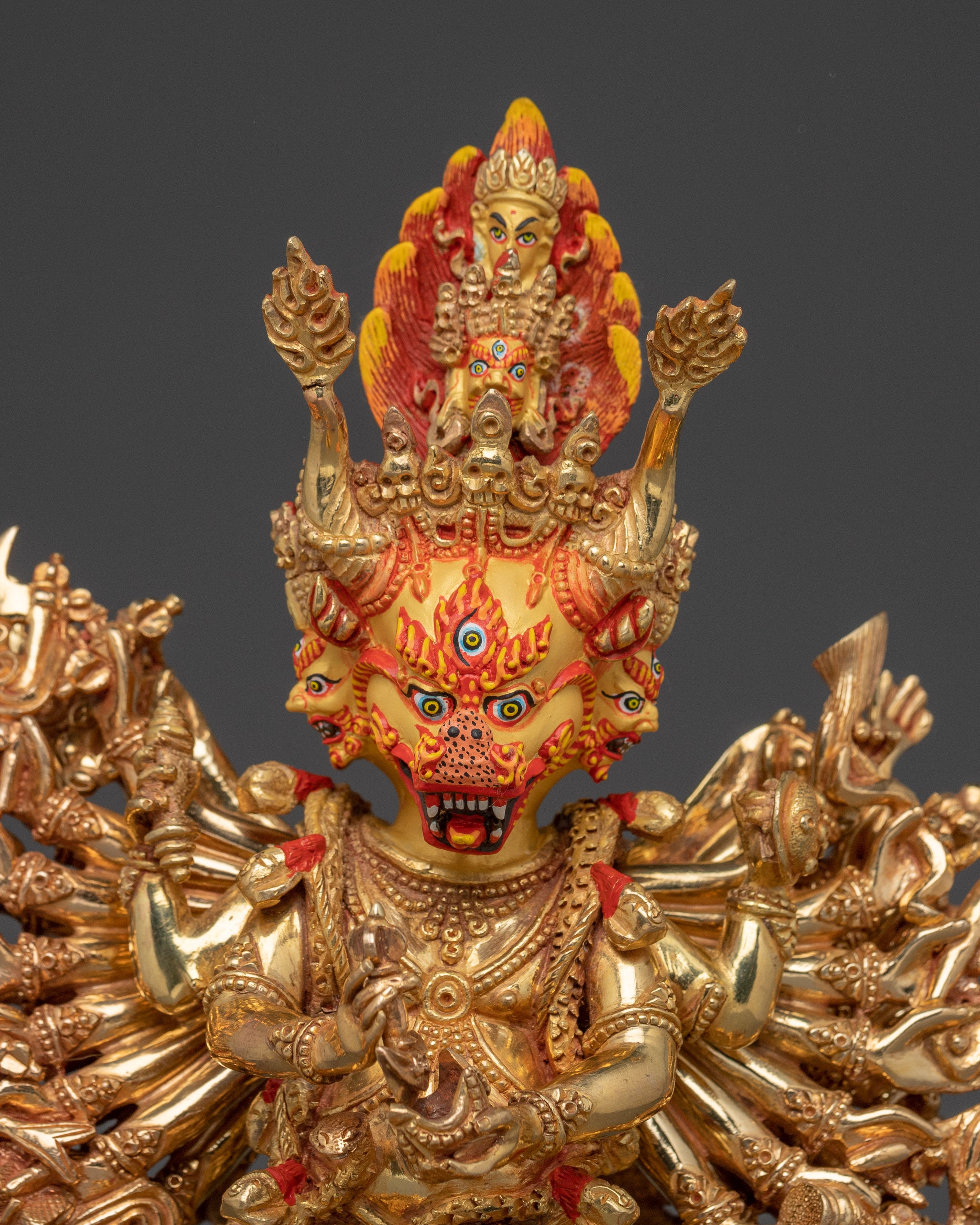 Wrathful Manifestation of Manjushri Statue | Yamantaka - Dharma Protector
