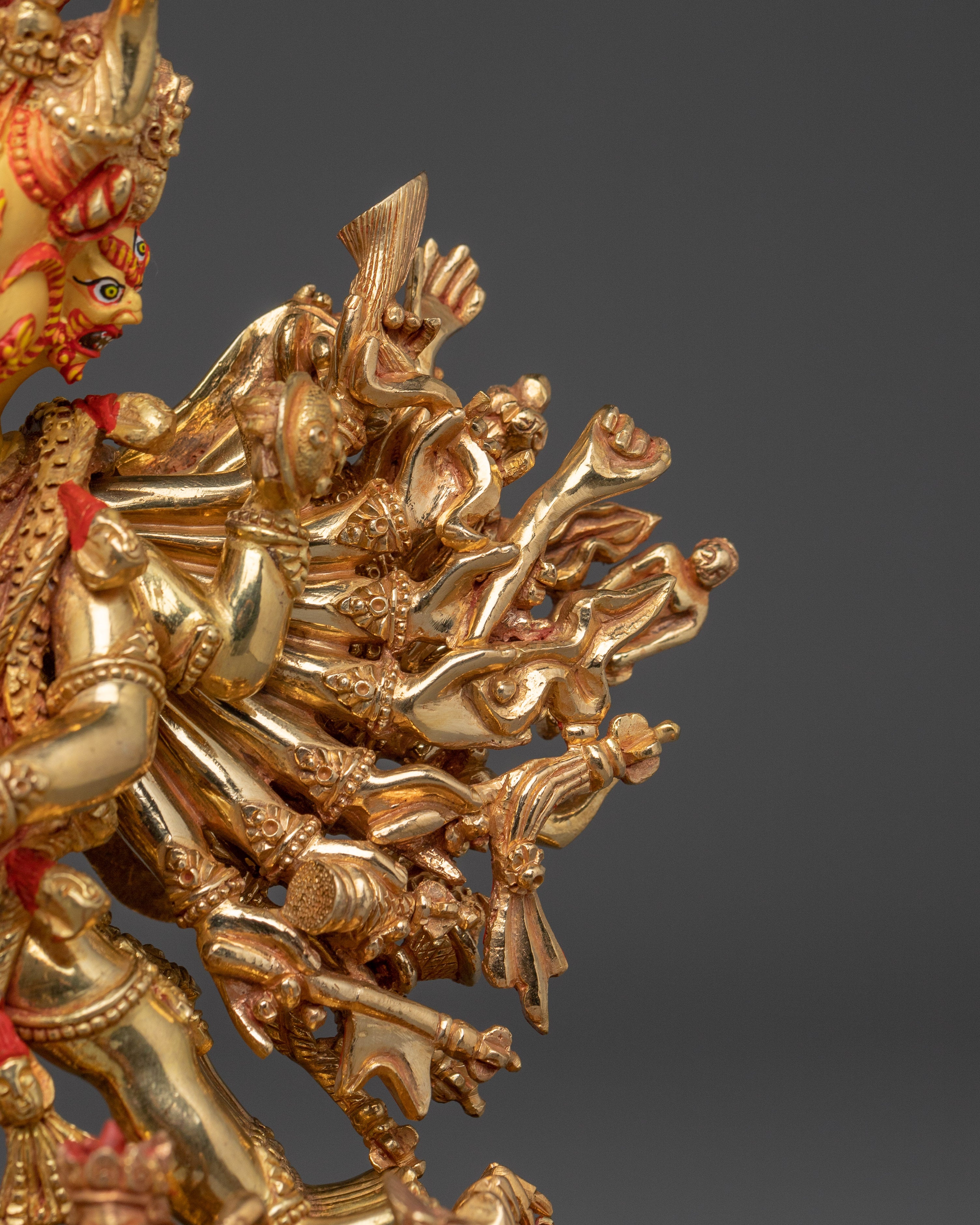 Wrathful Manifestation of Manjushri Statue | Yamantaka - Dharma Protector