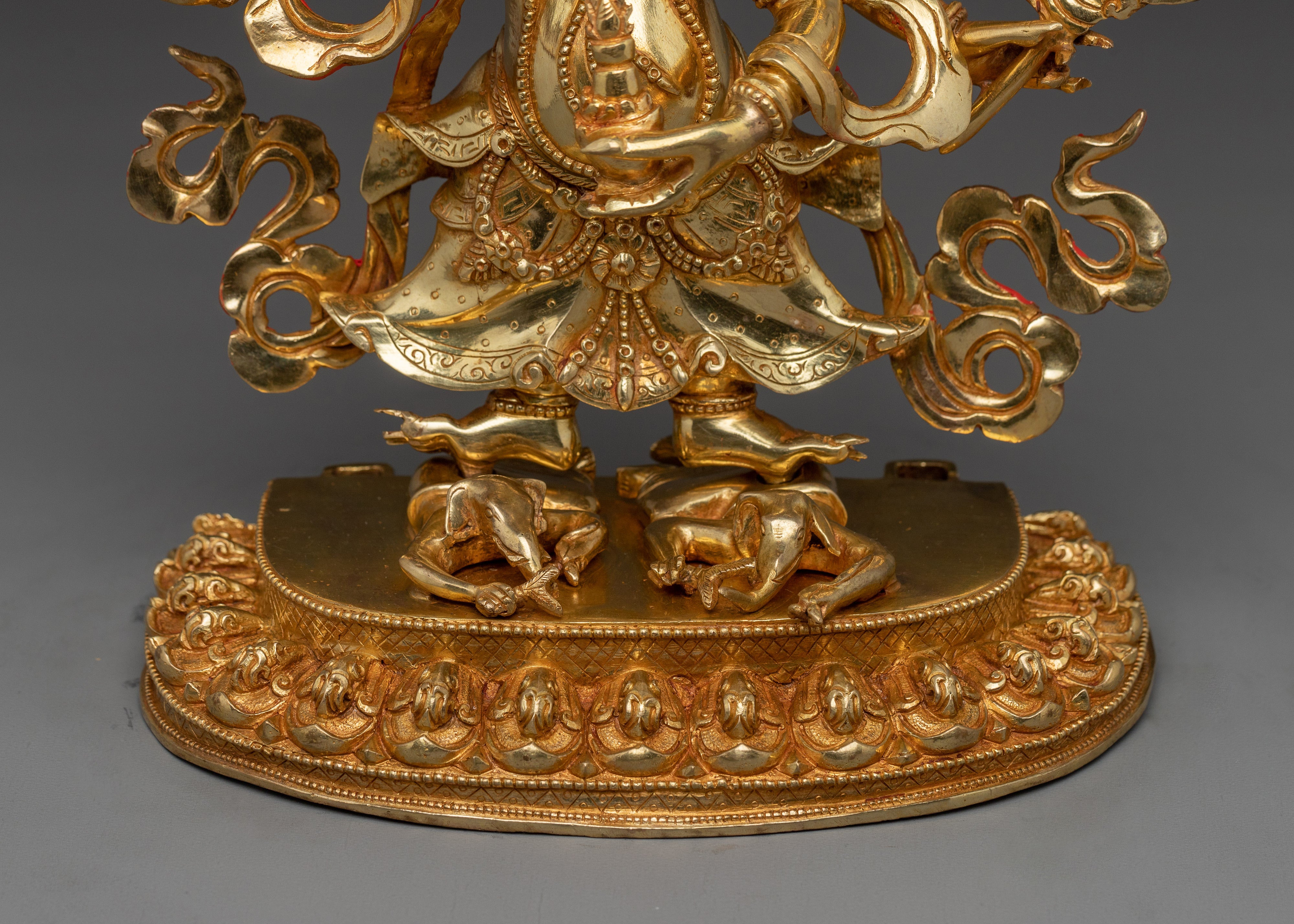 Fierce White Mahakala Statue | Remover of Spiritual Hinderance