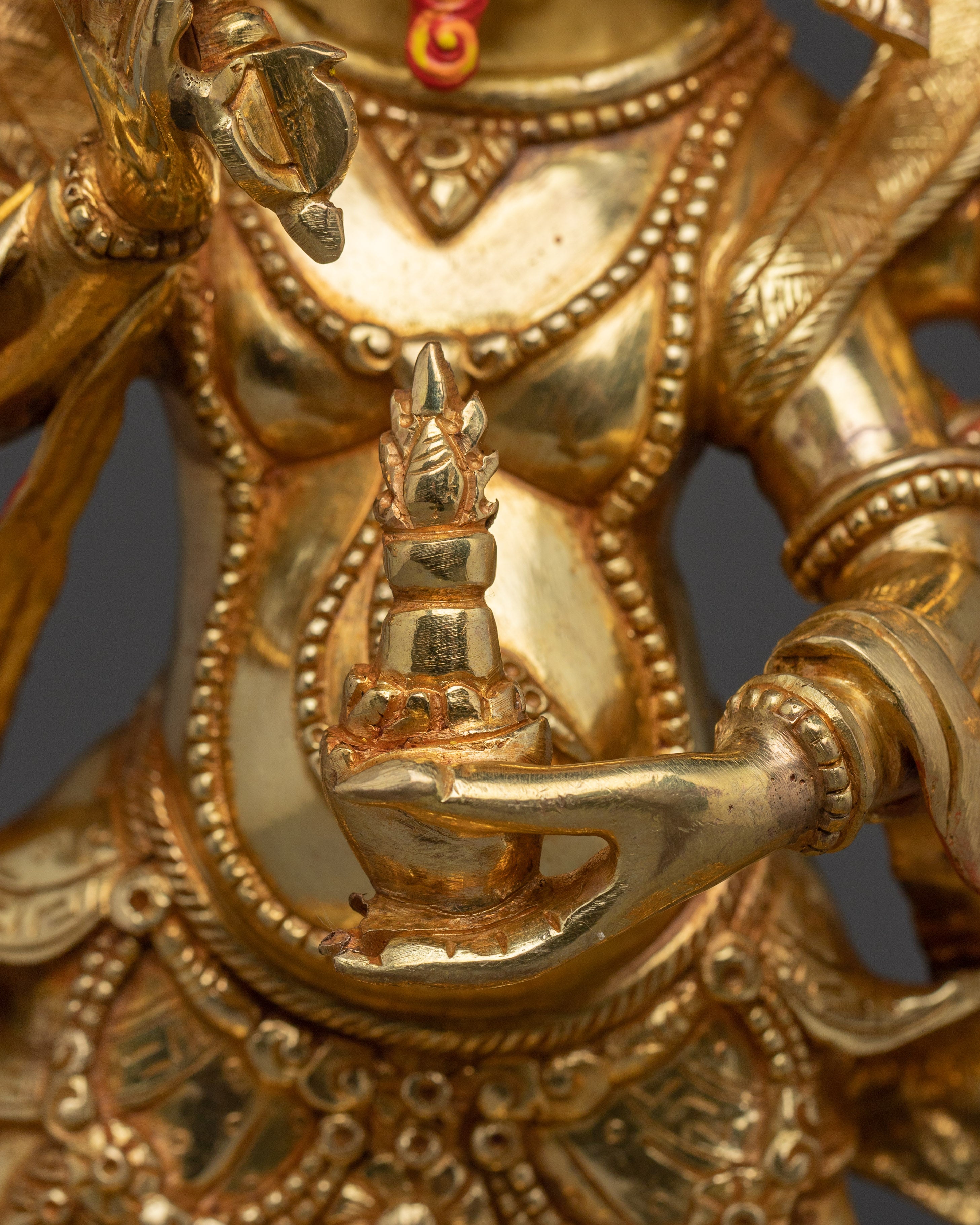 Fierce White Mahakala Statue | Remover of Spiritual Hinderance