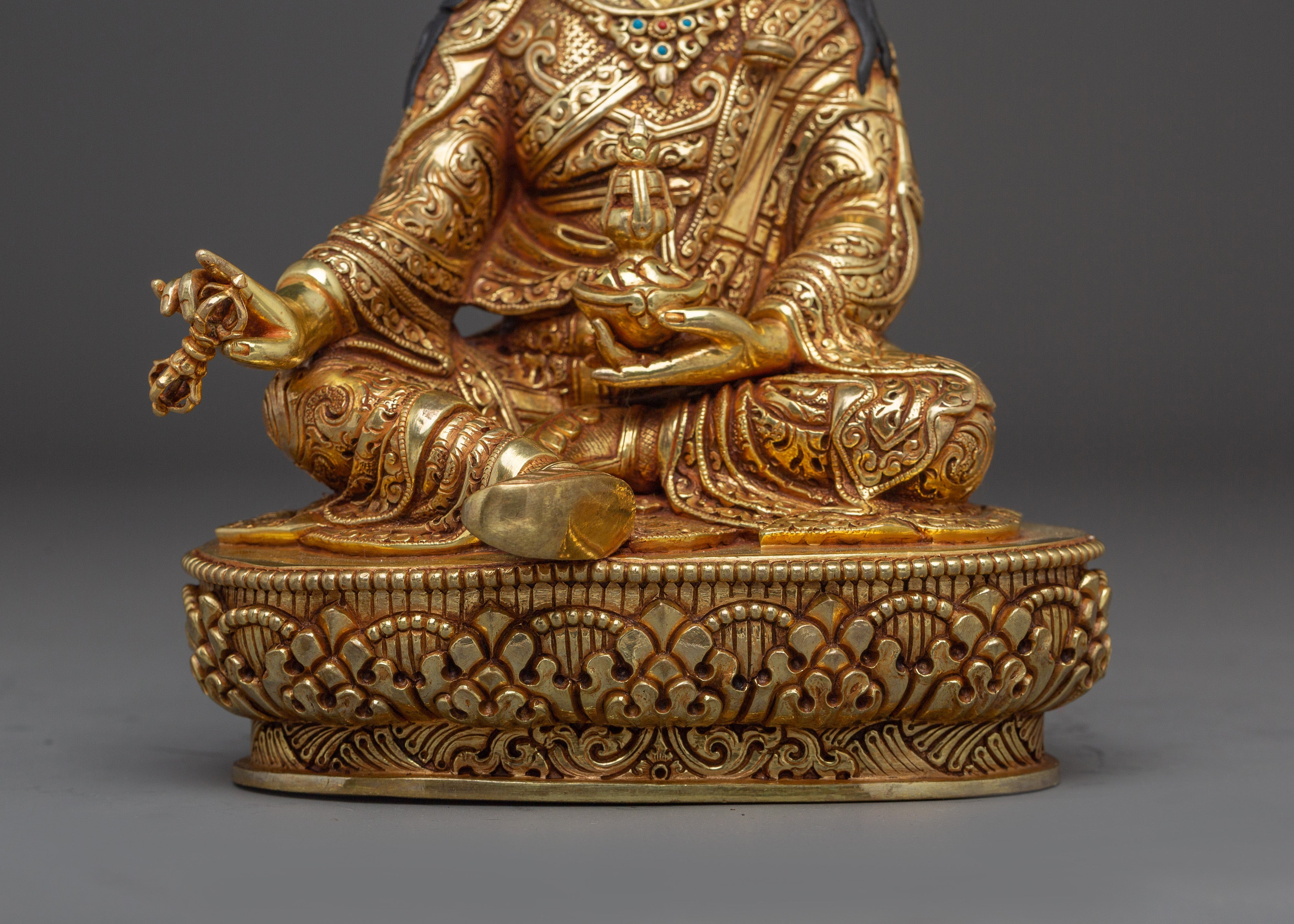 Vajra Master Guru Rinpoche Statue | Padmasambhava - Lotus-born Teacher