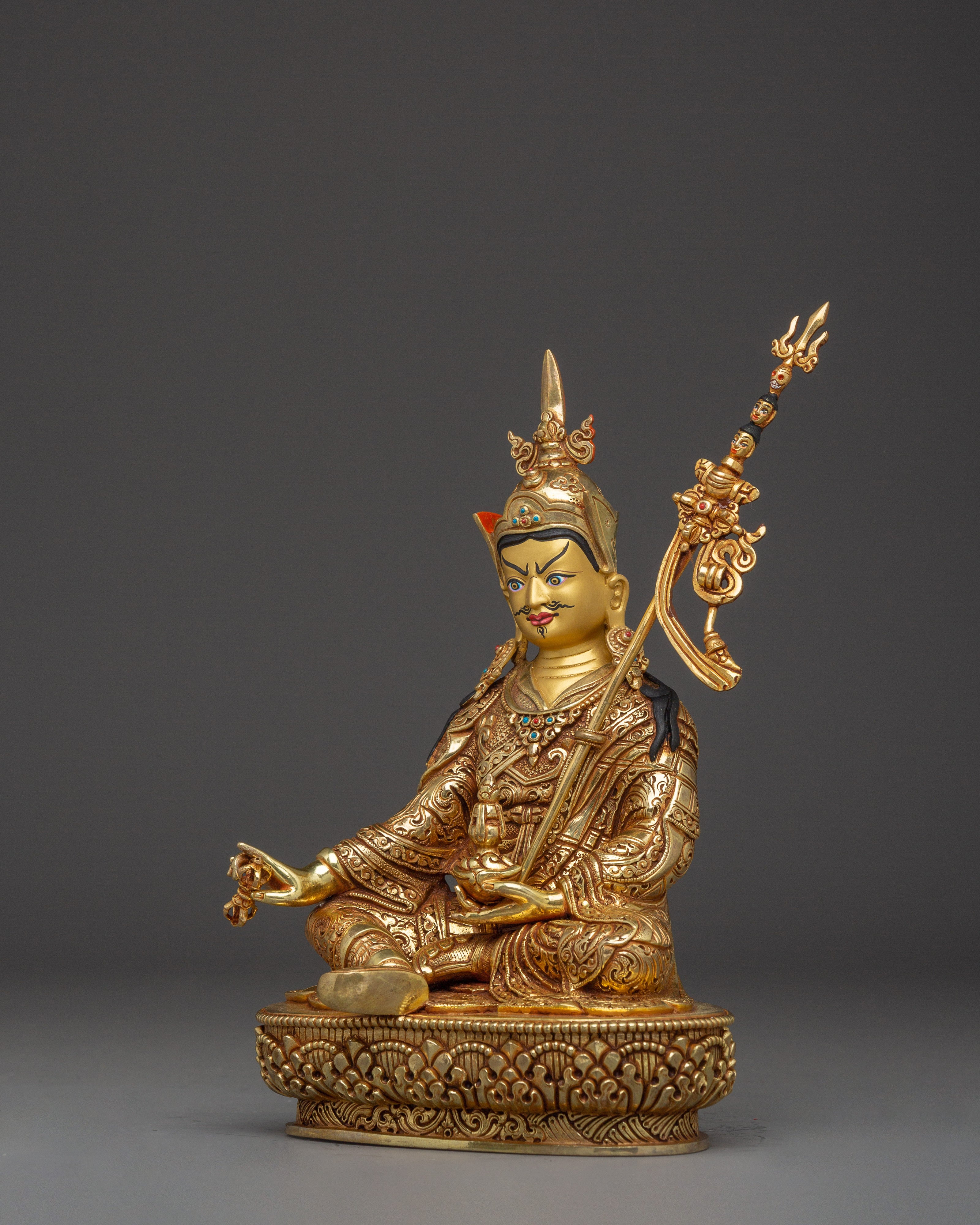 Vajra Master Guru Rinpoche Statue | Padmasambhava - Lotus-born Teacher