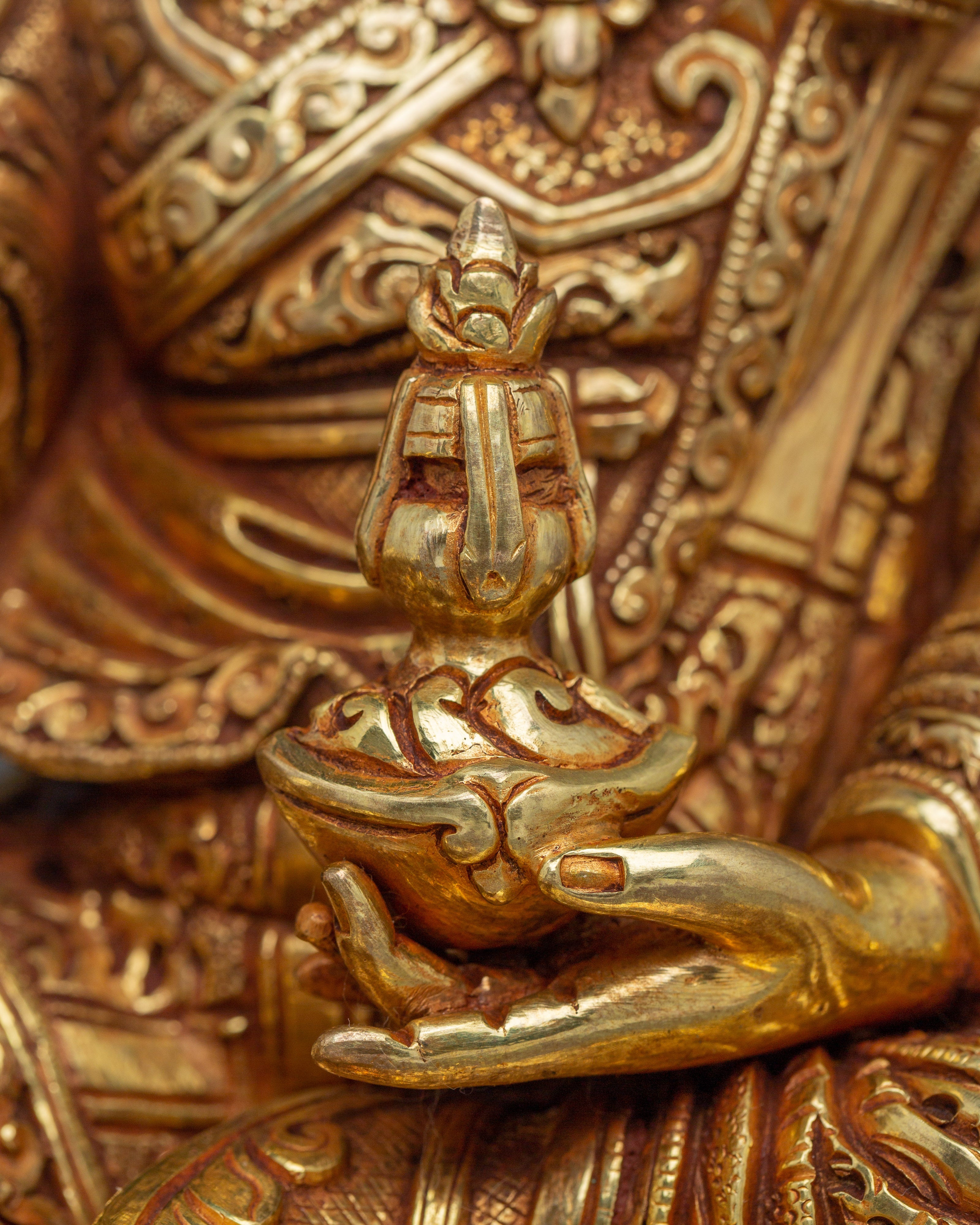 Vajra Master Guru Rinpoche Statue | Padmasambhava - Lotus-born Teacher