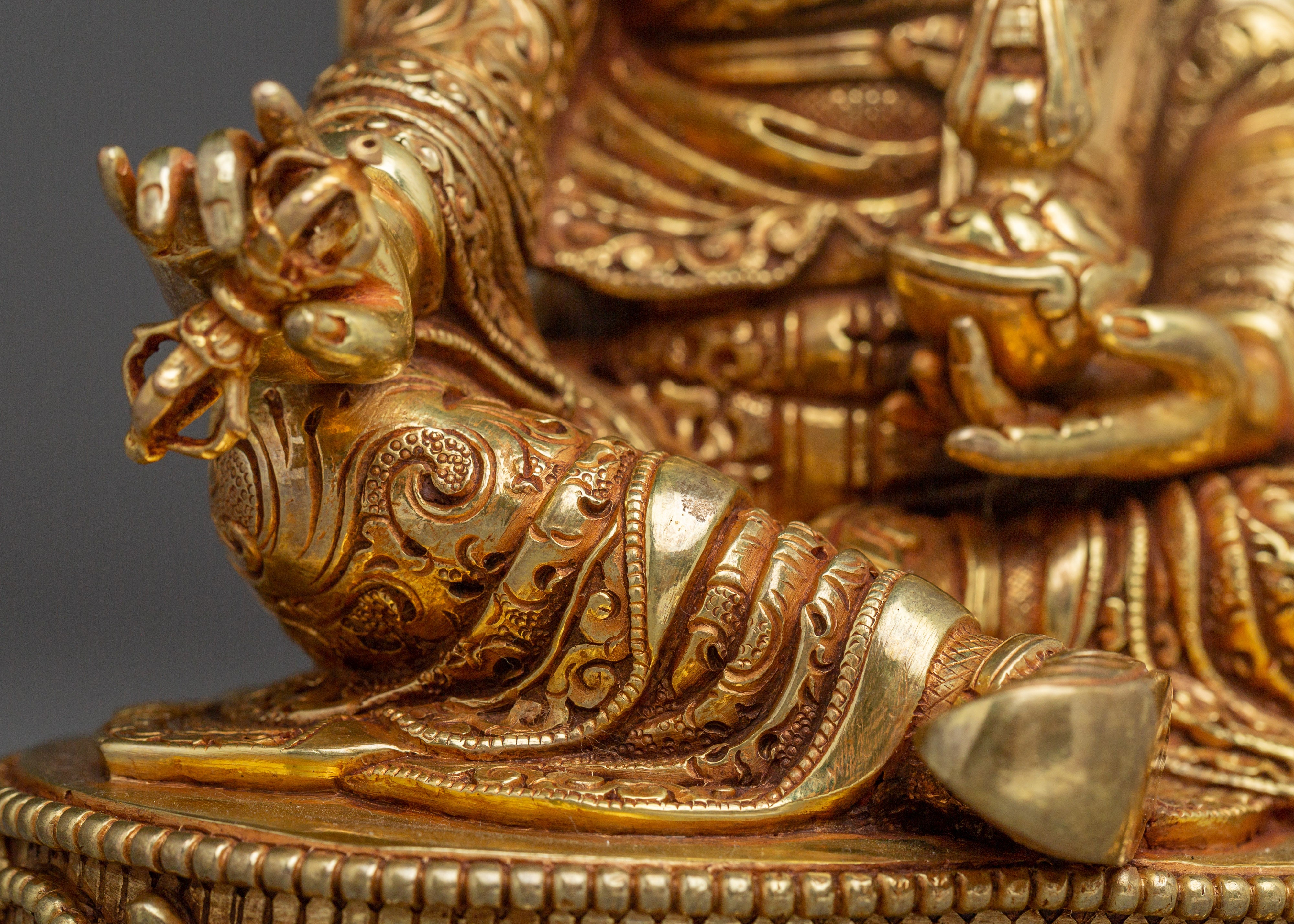 Vajra Master Guru Rinpoche Statue | Padmasambhava - Lotus-born Teacher