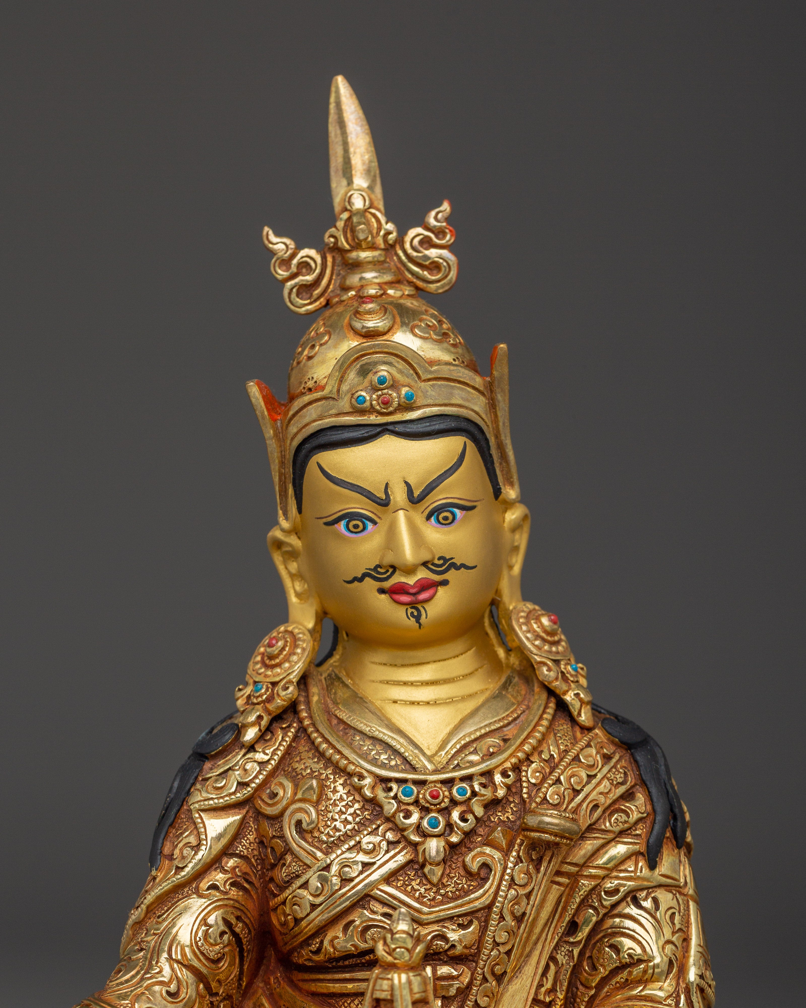 Vajra Master Guru Rinpoche Statue | Padmasambhava - Lotus-born Teacher