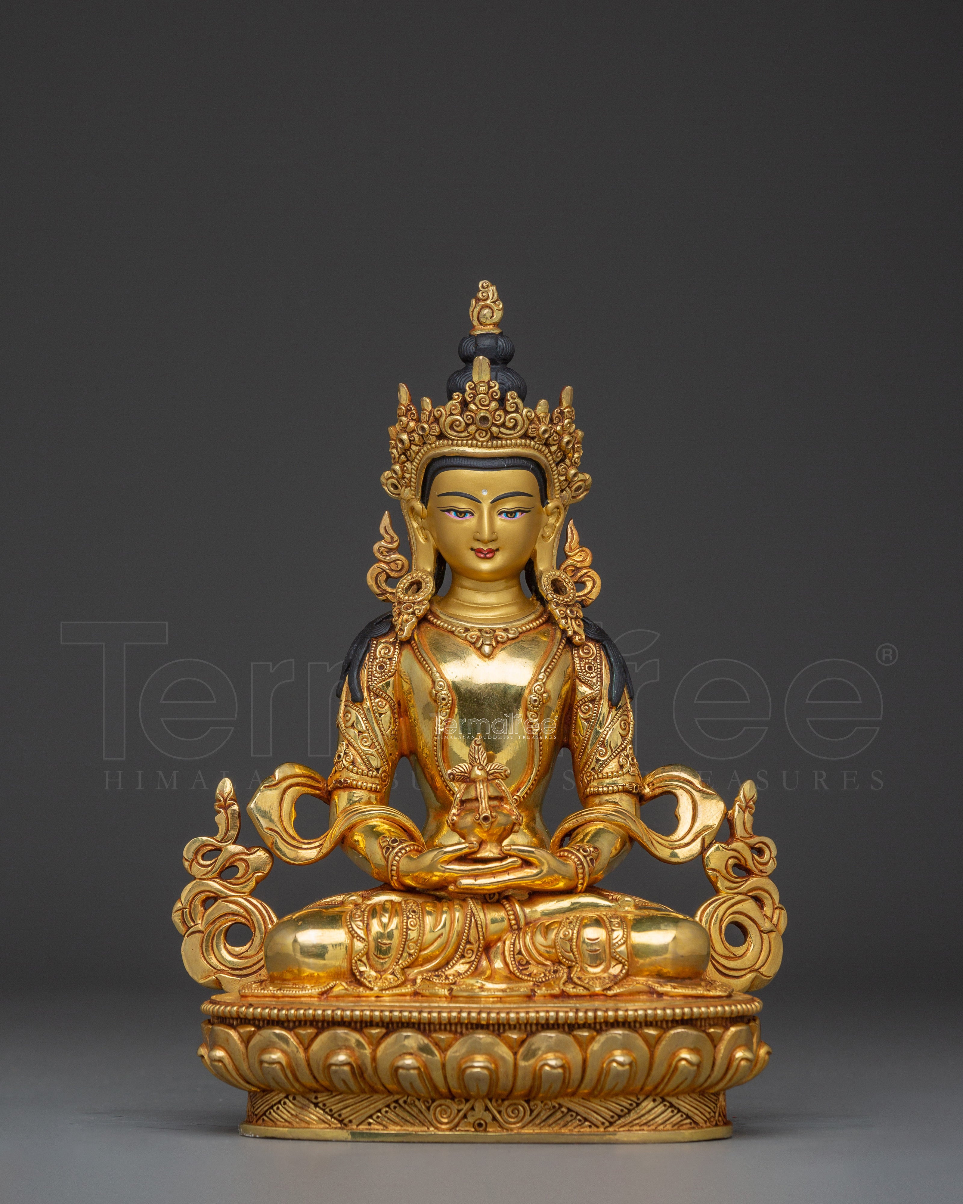 Amitayus Golden Statue | Buddha of Infinite Life