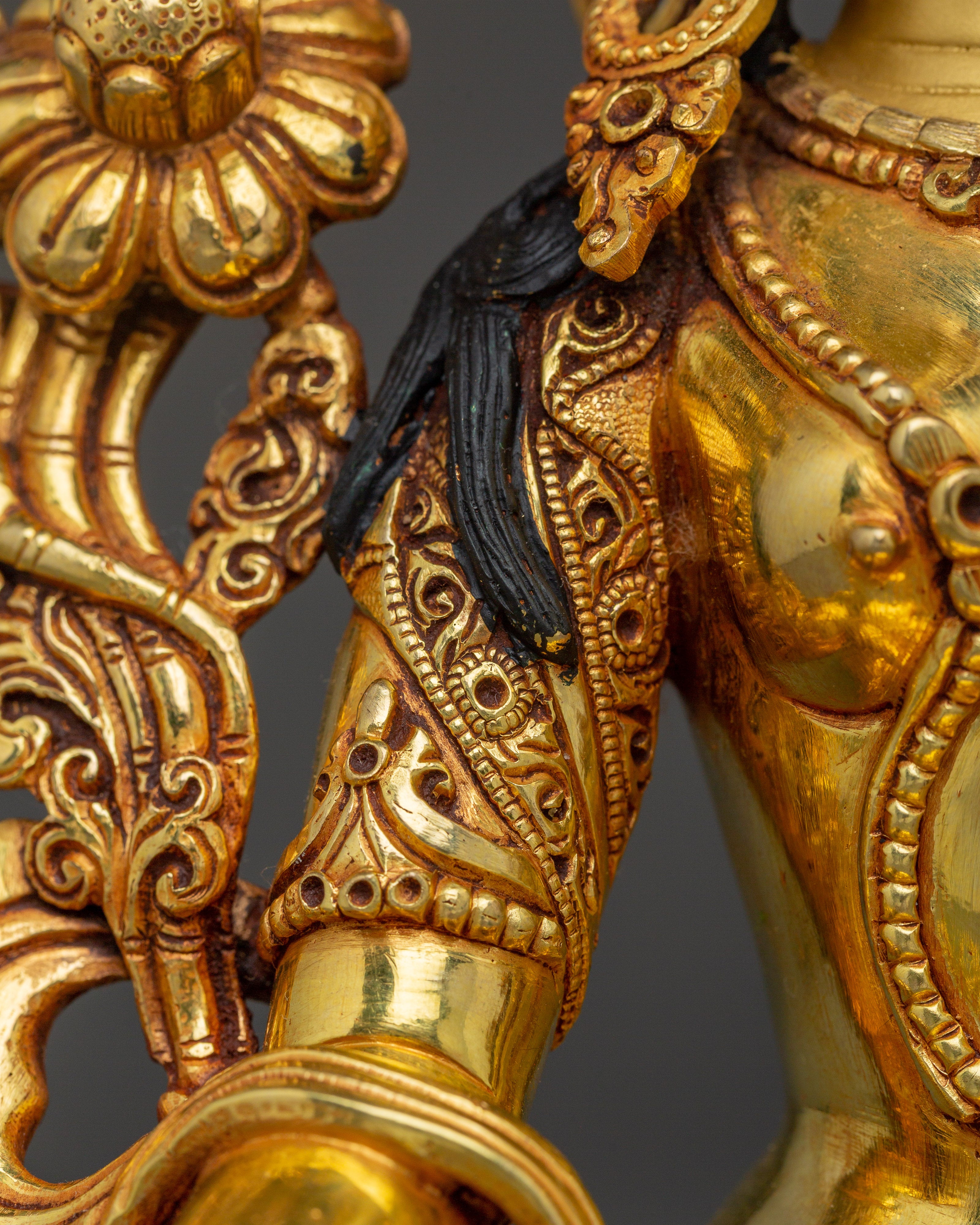 Radiant Sita Tara Statue | White Tara - Tibetan Buddhism Healing Deity